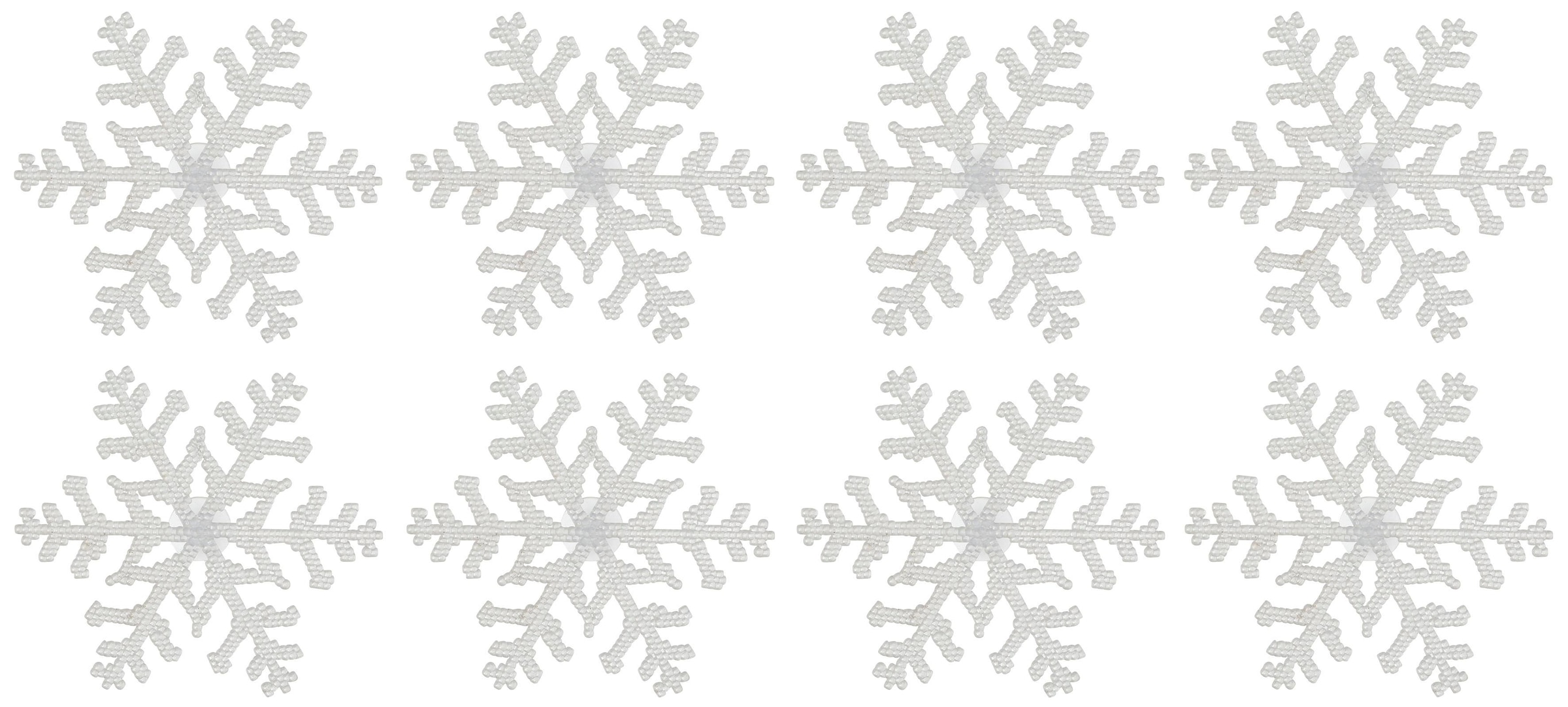 RIFFELMACHER & WEINBERGER Dekostern »Weihnachtsstern, Eiskristall, Weihnachtsdeko«, (8 St.), Fensterdekoration