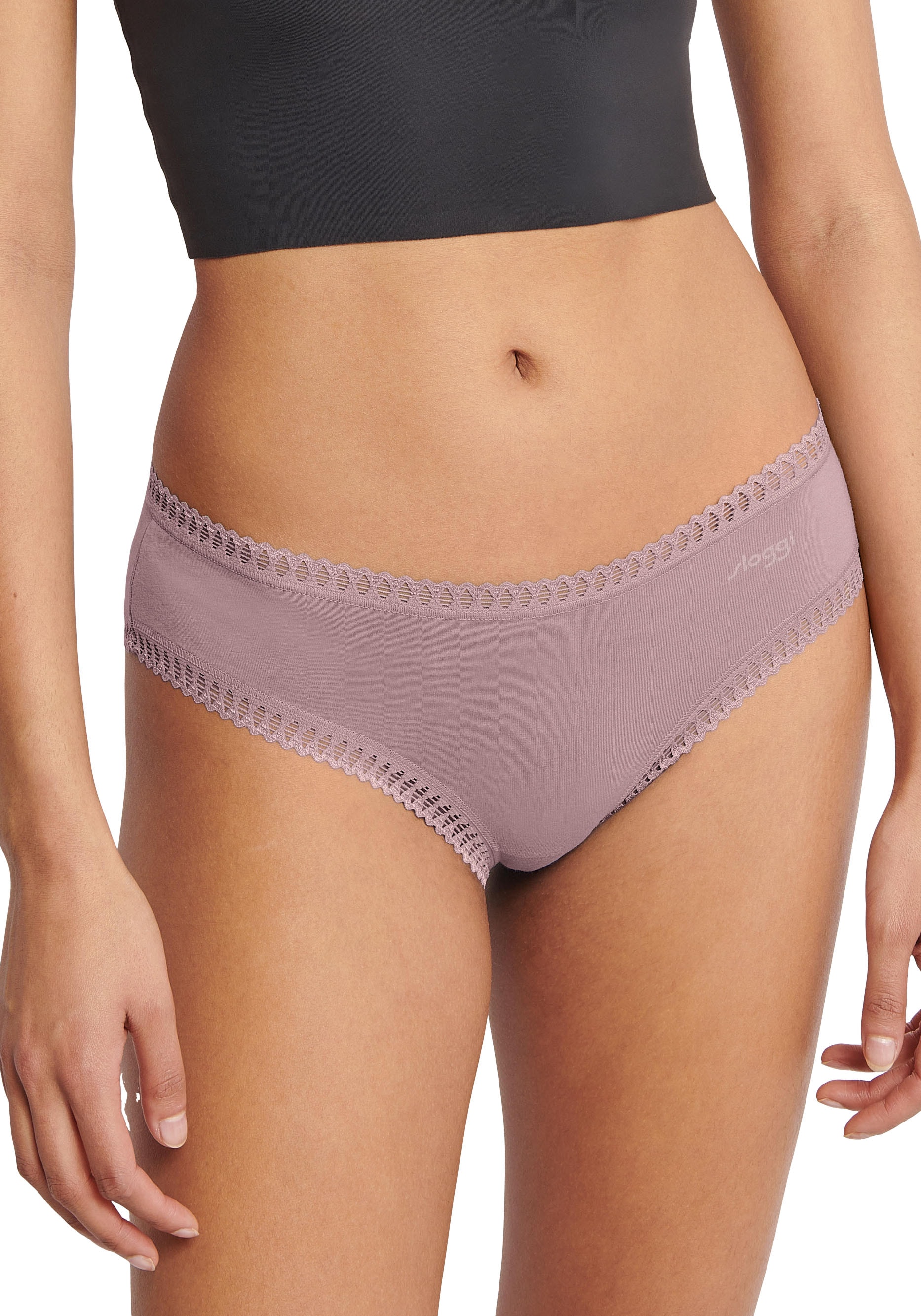 sloggi Slip »GO Crush Hipster C3P«, (3er Pack), mit Spitzendetails