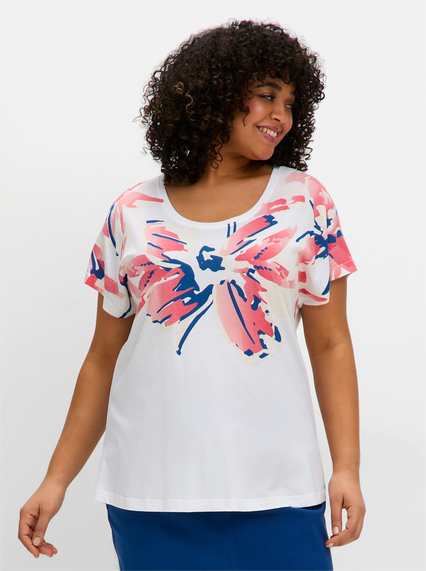 Sheego T-Shirt »T-Shirt«, (1 tlg.)
