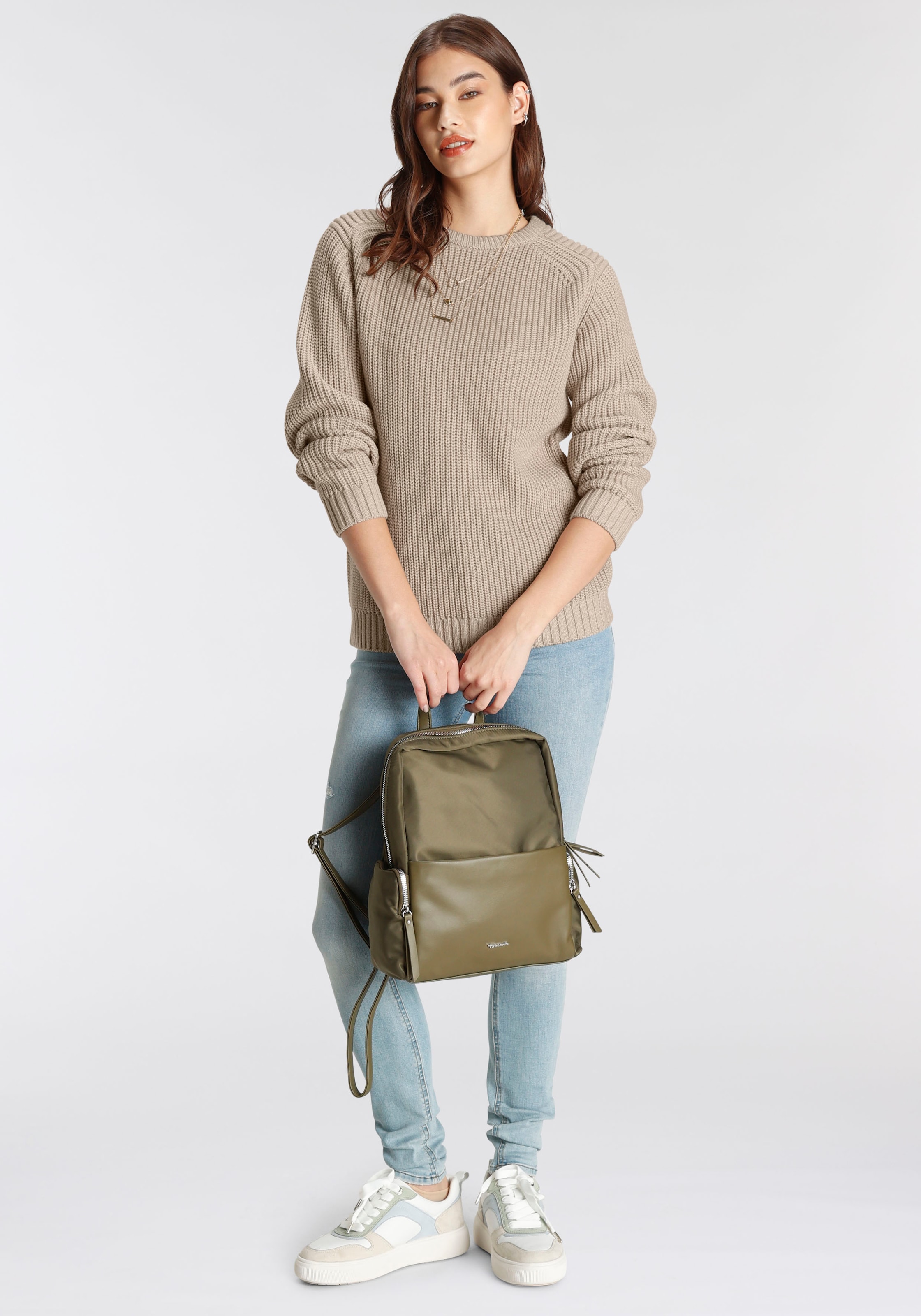 AJC Strickpullover, in schöner Strick-Optik