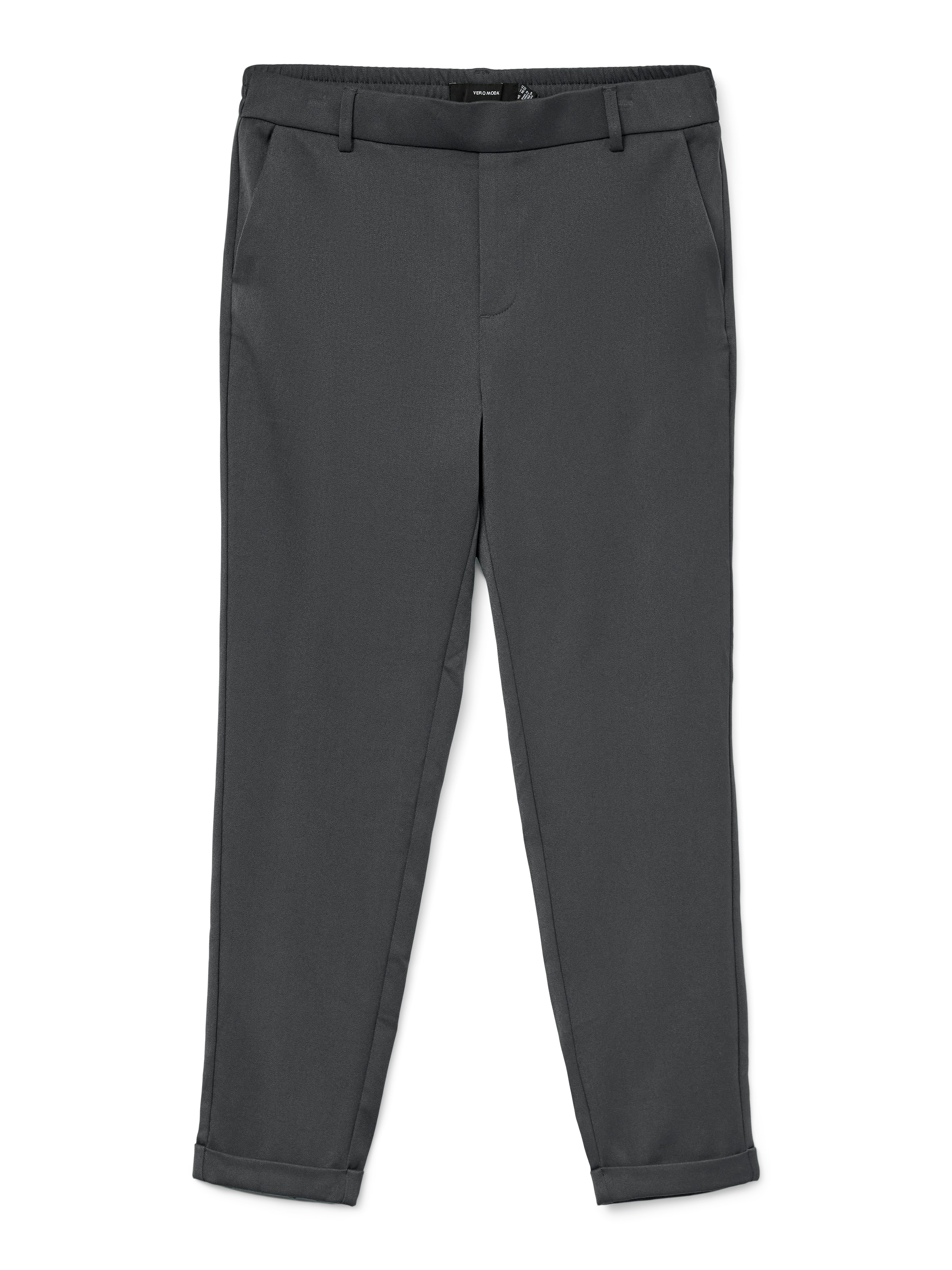 Vero Moda Anzughose »VMMAYA MR LOOSE SOLID PANT NOOS«, knöchelfreie Form mit Saumaufschlag