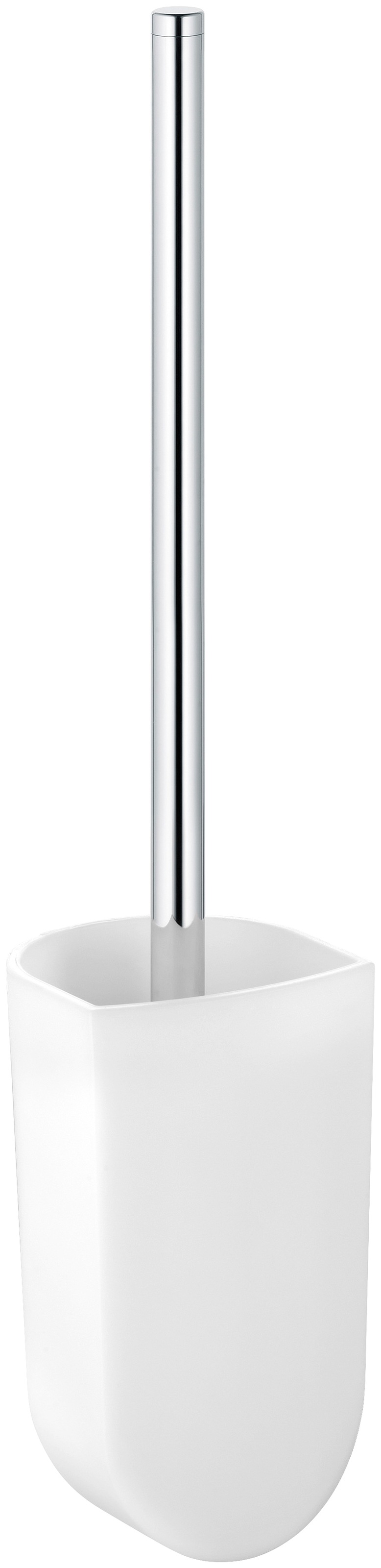 Keuco WC-Garnitur »Elegance«, aus Glas, mit Glas-Einsatz mattiert, verchromt