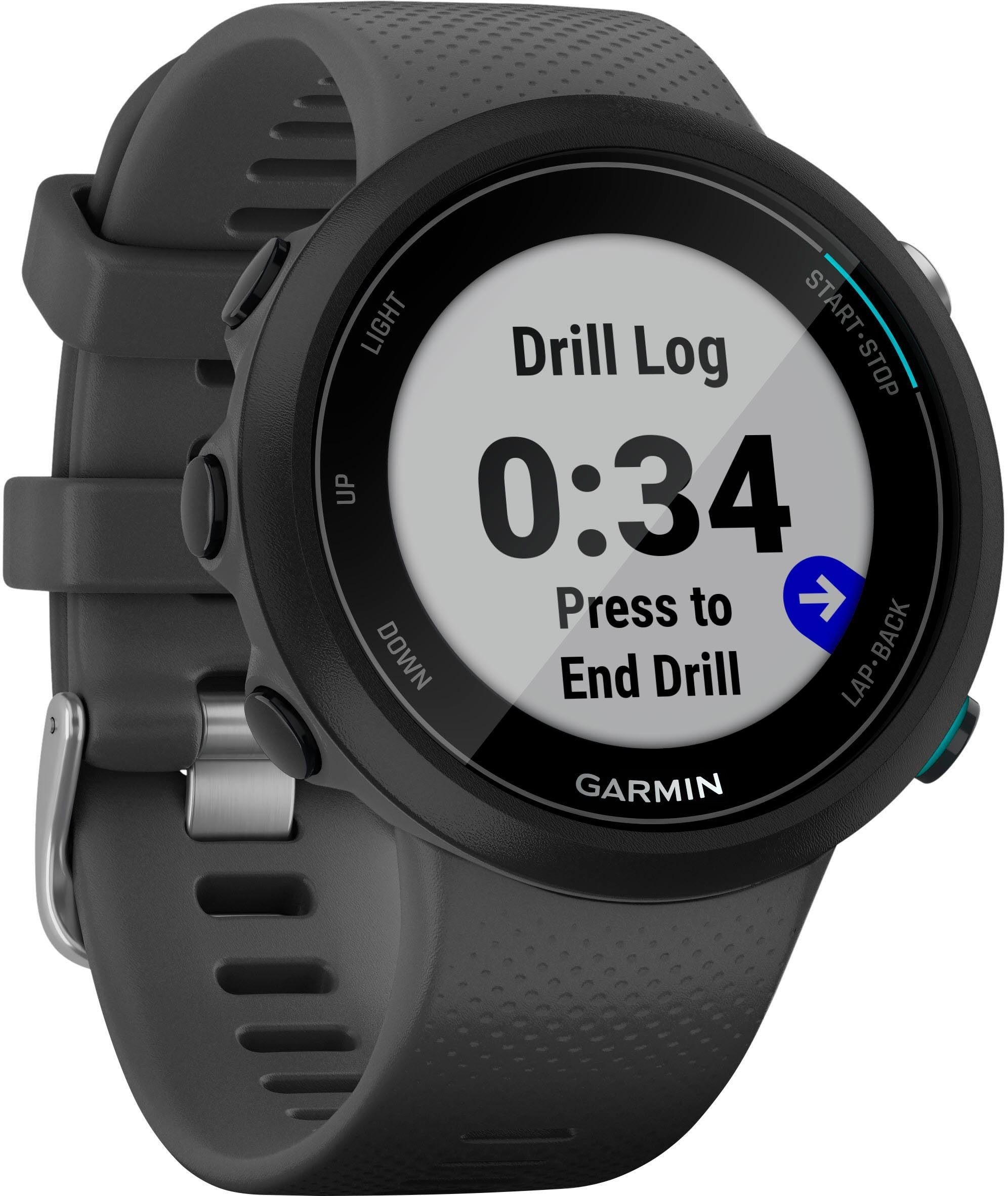 Online Smartwatch OTTO 20 »Swim2 Garmin Shop Silikon-Armband im mit mm«