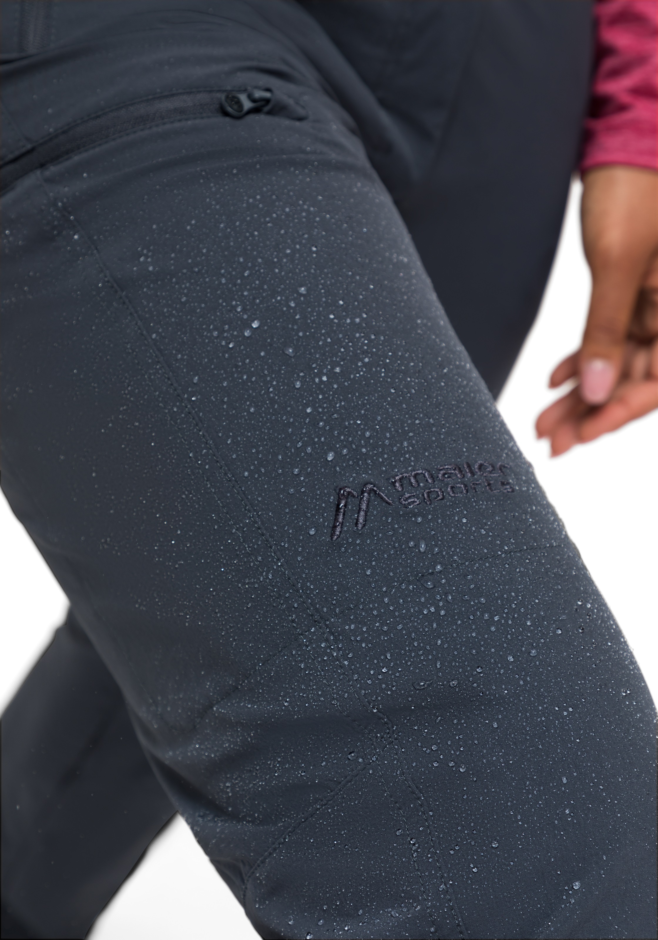 Maier Sports Funktionshose »Rechberg«, Damen Outdoorhose gefüttert, Wanderhose mit 4 RV-Taschen, Regular Fit