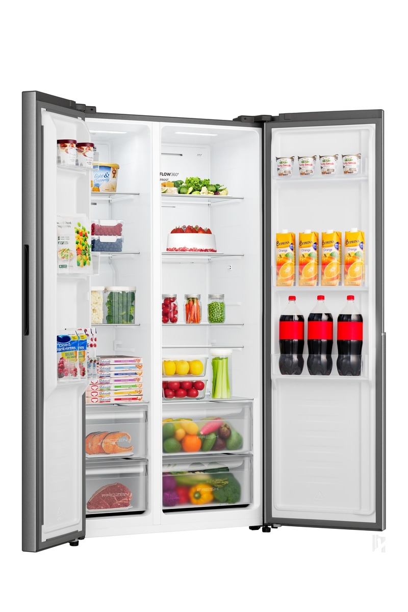 GORENJE Side-by-Side »NRS917E41X« 178,6 cm hoch 91,1 cm breit MultiAirFlow-System