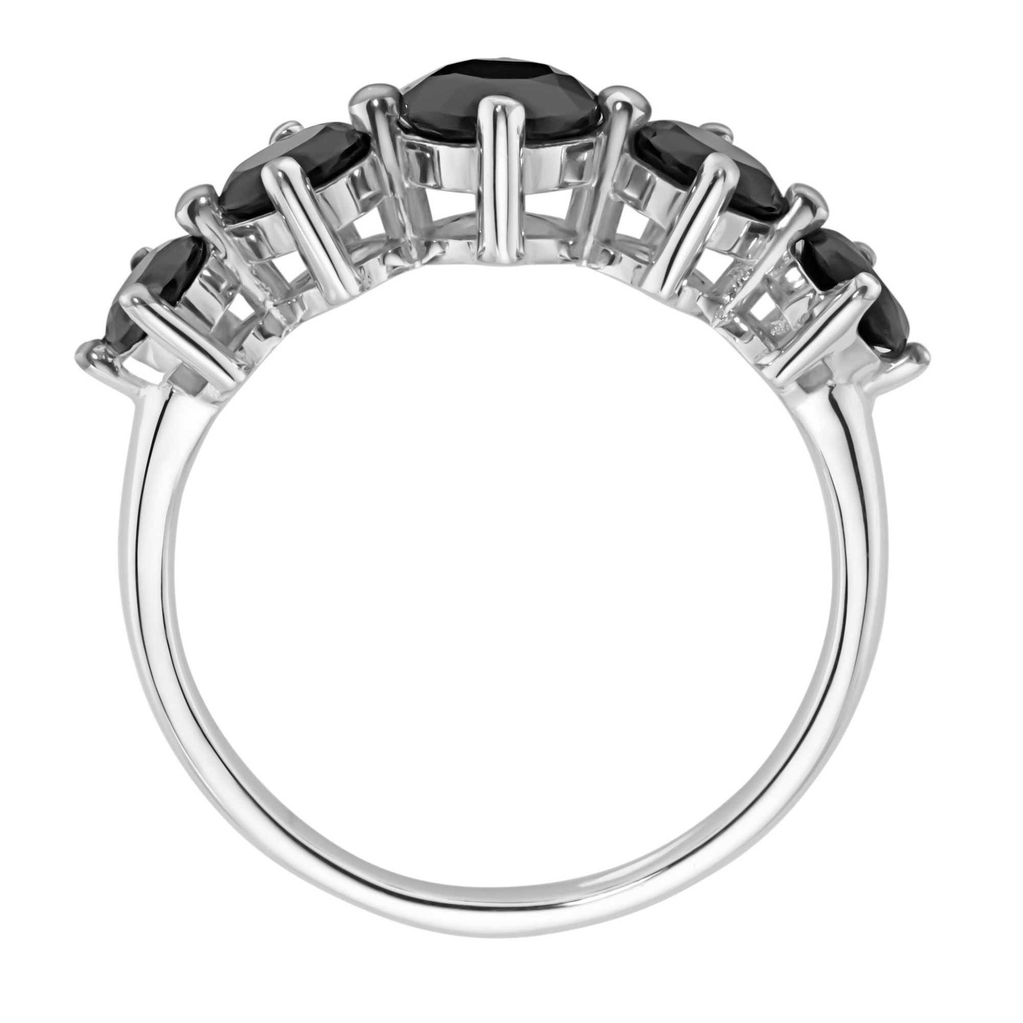GIORGIO MARTELLO MILANO Silberring »Ring mit schwarzem Spinell, Silber 925«
