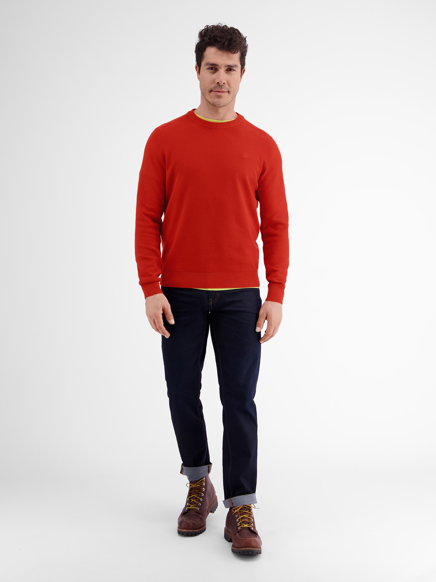 LERROS Strickpullover »LERROS Crewneck Strickpullover«