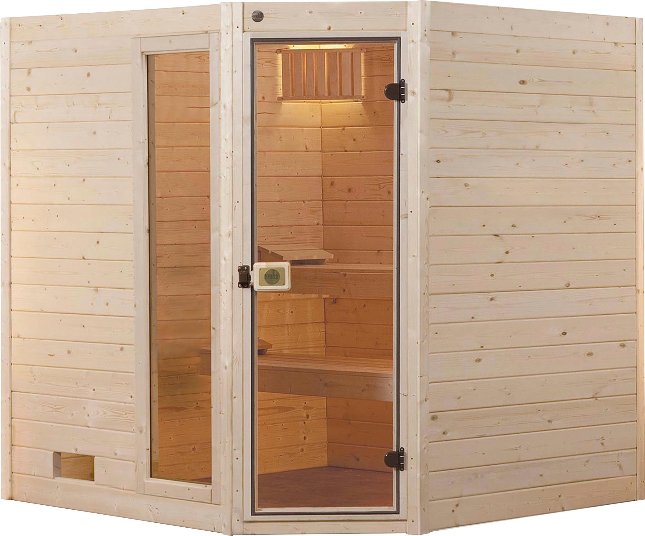 weka Sauna »Valida«, 7,5 kW Bio-Ofen mit digitaler Steuerung