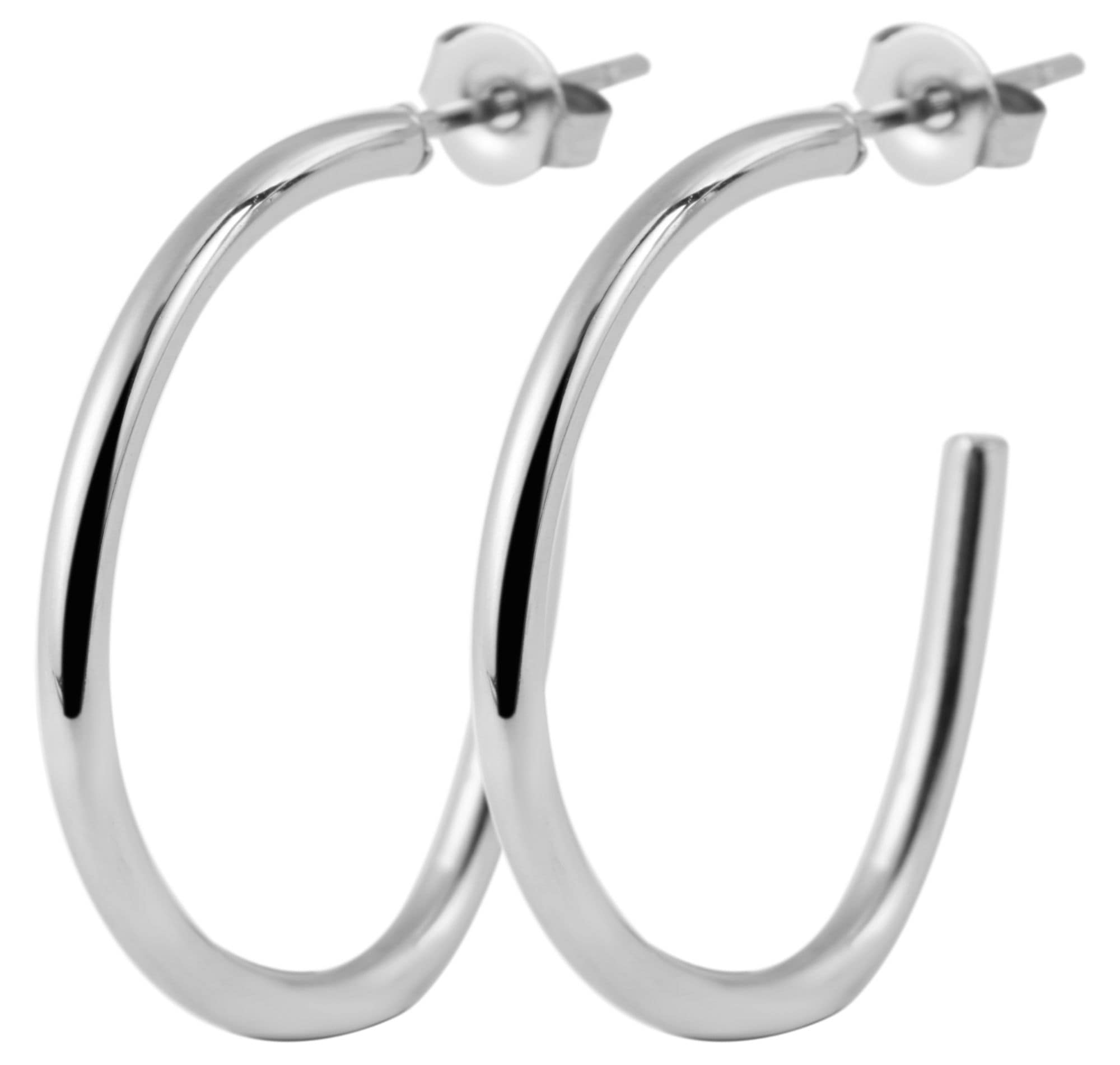 Adelia´s Paar Creolen »Damen Ohrringe ¿ Creole aus Edelstahl«