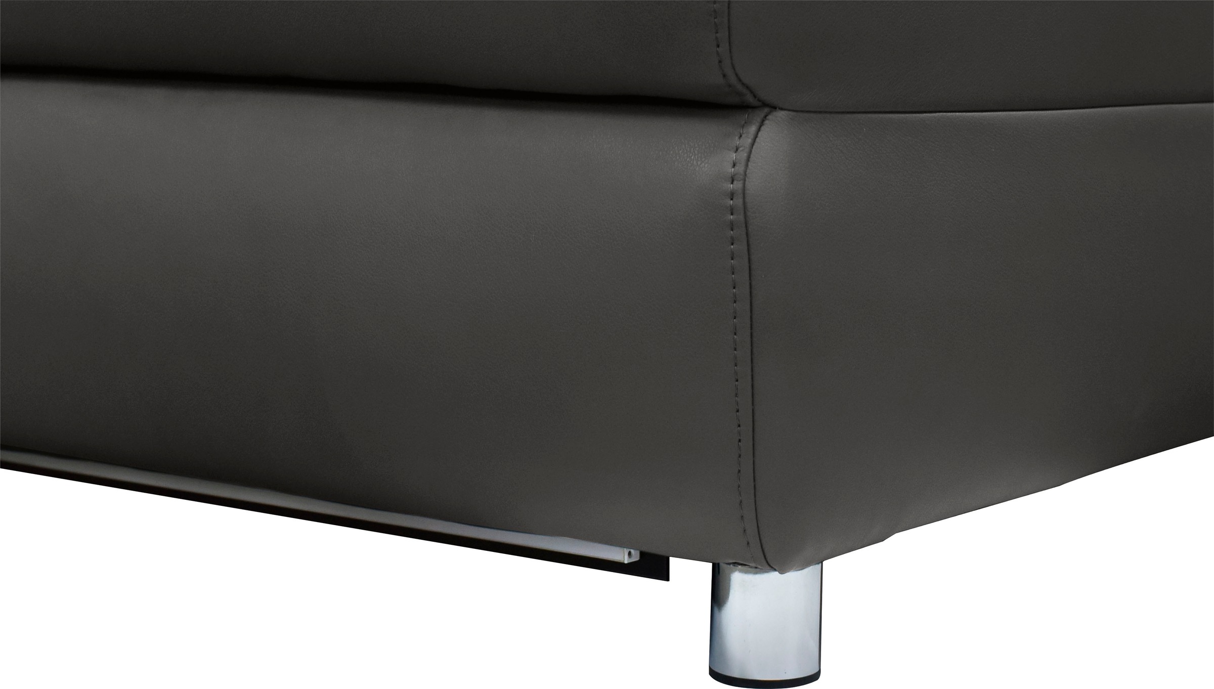 Places of Style 3-Sitzer »Pareli 229cm, manuelle u. elektr. Relaxfunktion in 2 Sitzen«, USB, KT-Verstellung, LED Beleuchtung, in Echtleder, Kunstleder, Web