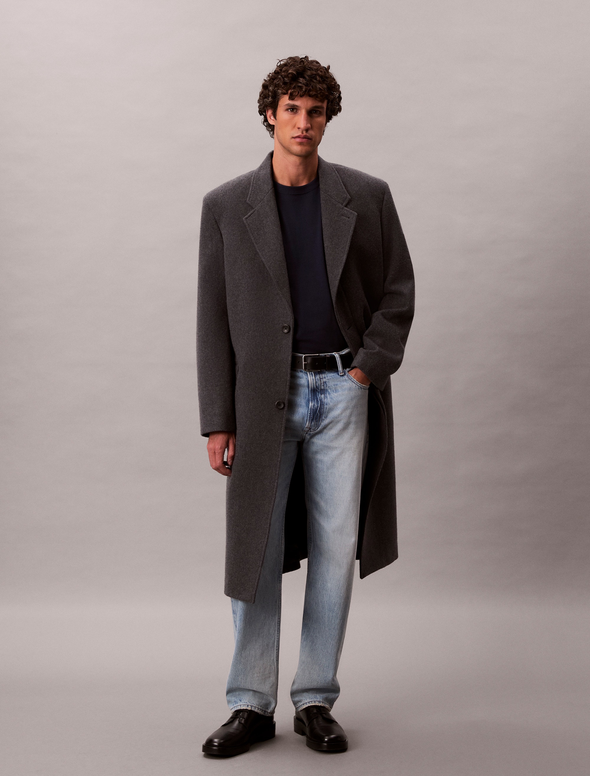 Calvin Klein Jeans Langarmshirt »LS EASY MONOGRAM TEE« Mit Rundhalsausschnitt, regular fit