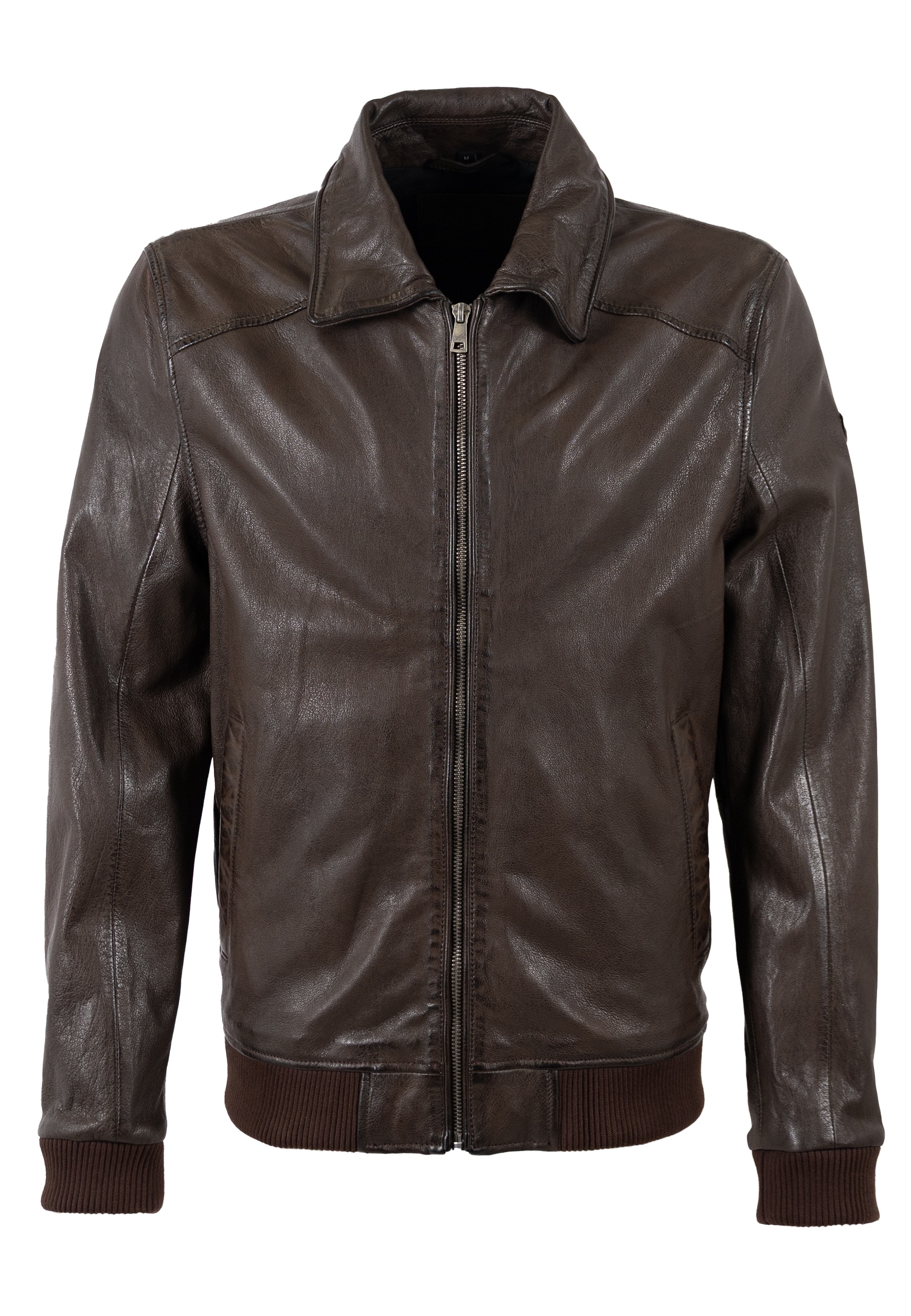 Mauritius Lederjacke »MMCrovig« mit Umlegekragen