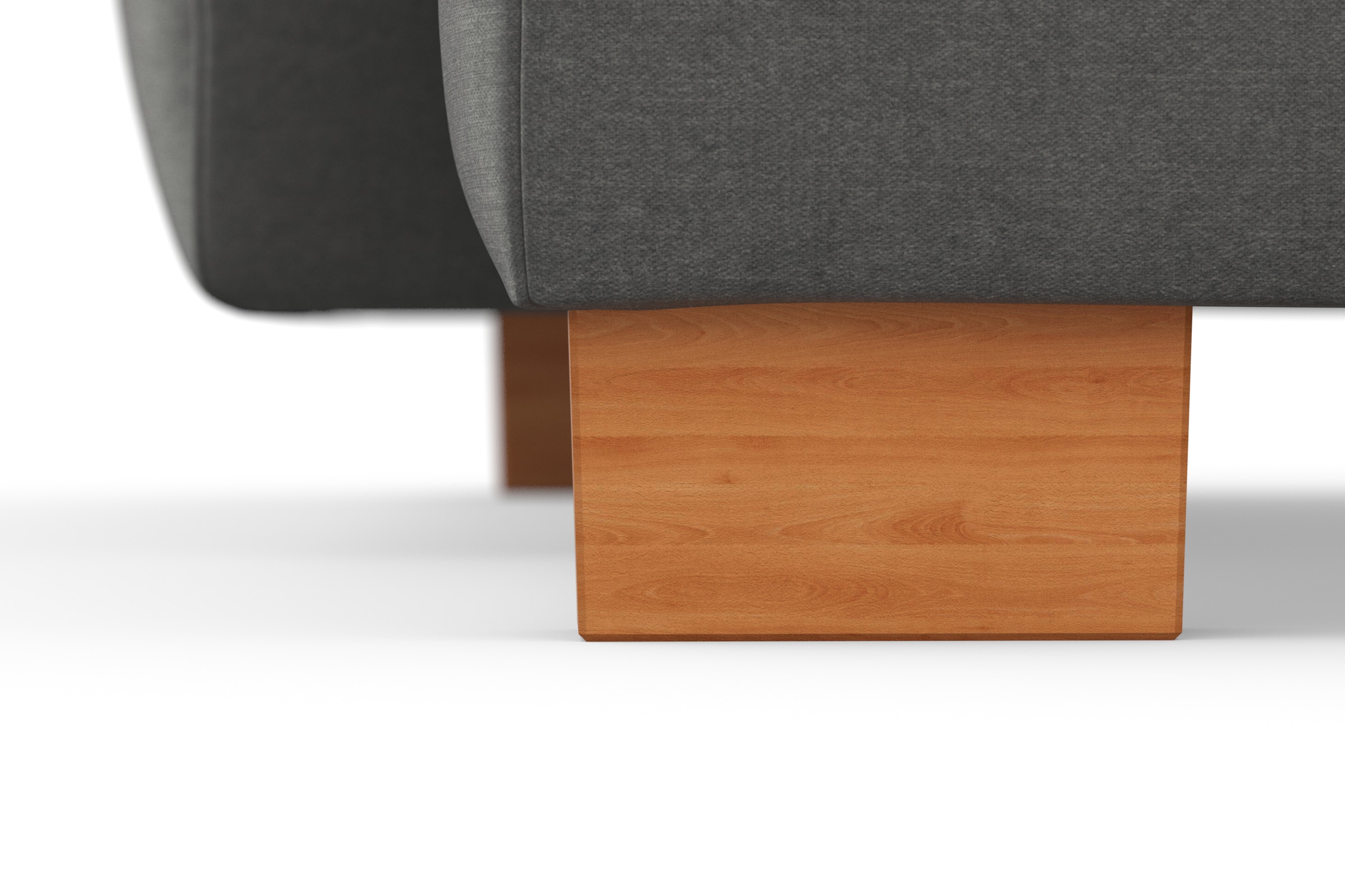 sit&more Wohnlandschaft »Dundee U-Form«, mit Federkern und Massivholzfüßen, wahlweise mit Kopfteilverstellung