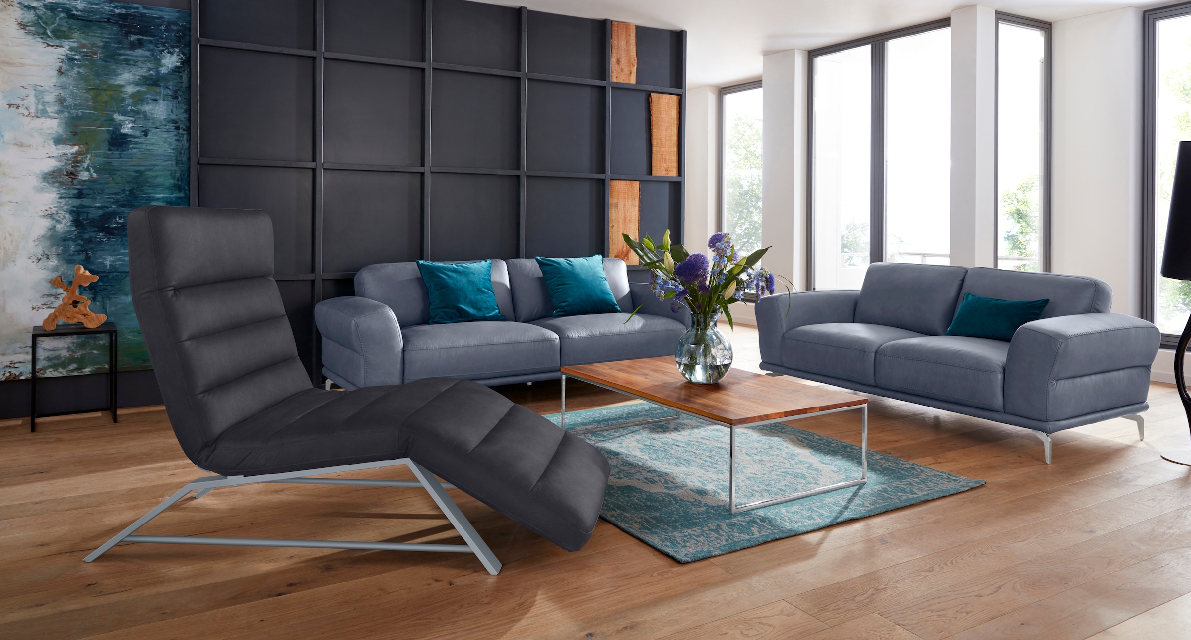 W.SCHILLIG Relaxliege »daily dreams«, Funktionsliege wahlweise mit Motor, Gestell matt, Breite 75 cm