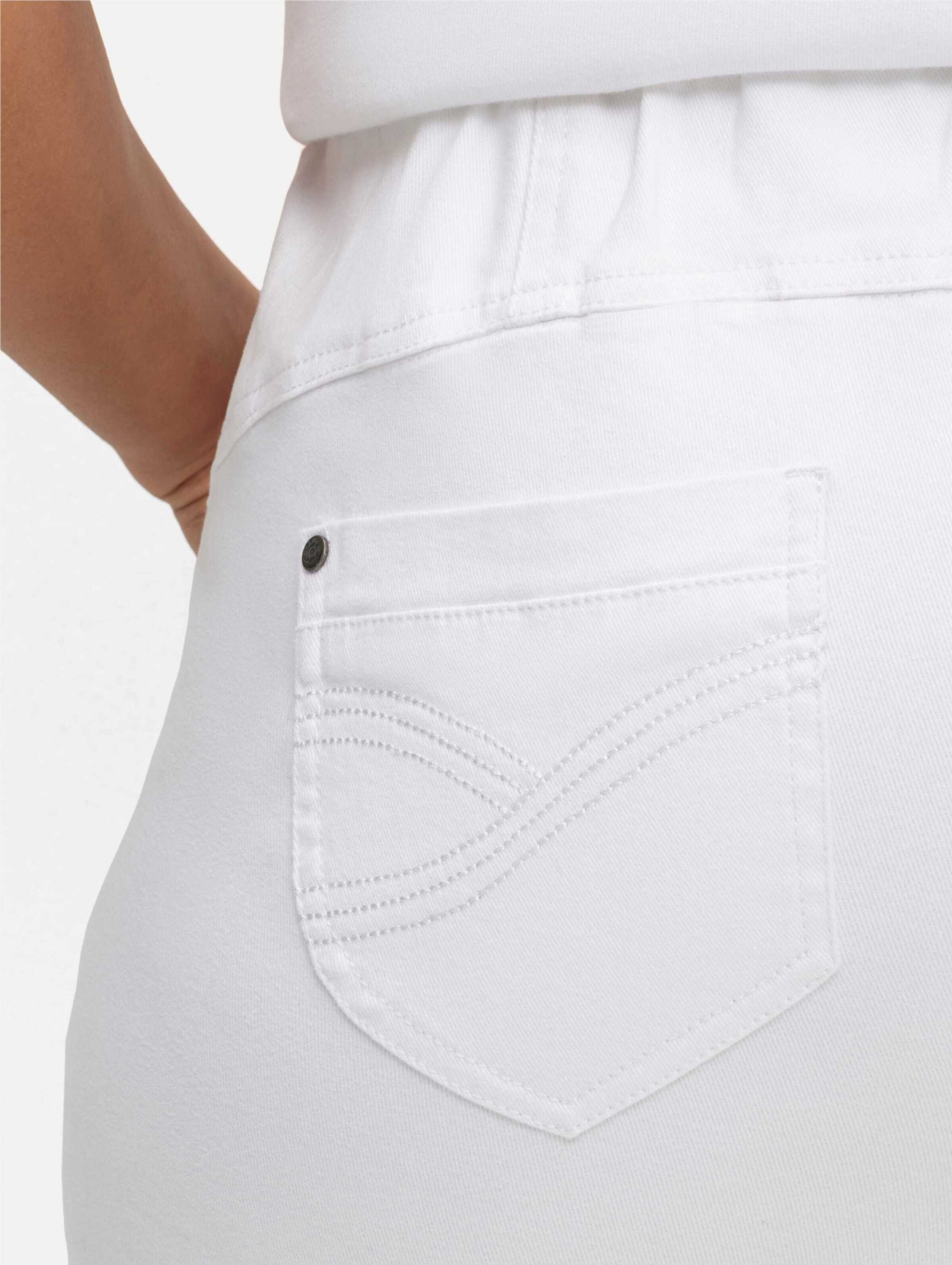Sheego Jeansleggings »Schlupfjeans Jeggings mit breitem Gummibund« mit breitem Gummibund