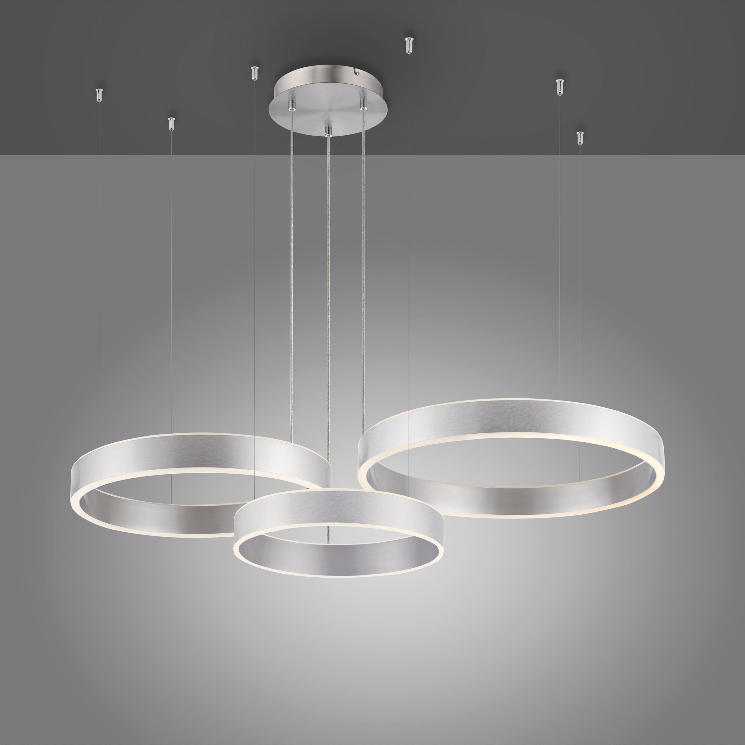 Paul Neuhaus Pendelleuchte »SCULLI«, 2 flammig, Leuchtmittel LED-Board | LED fest integriert