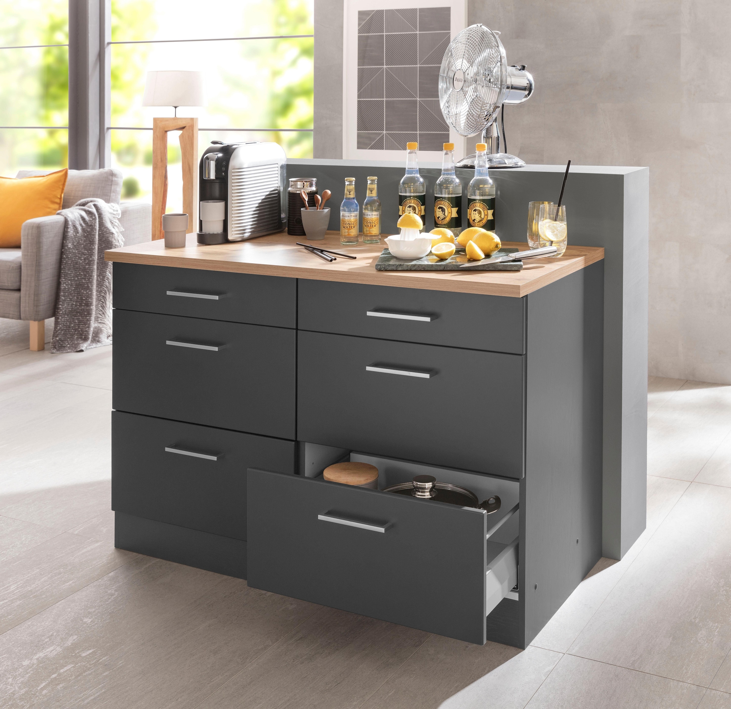 KOCHSTATION Unterschrank »KS-Kehl«, Breite 120 cm