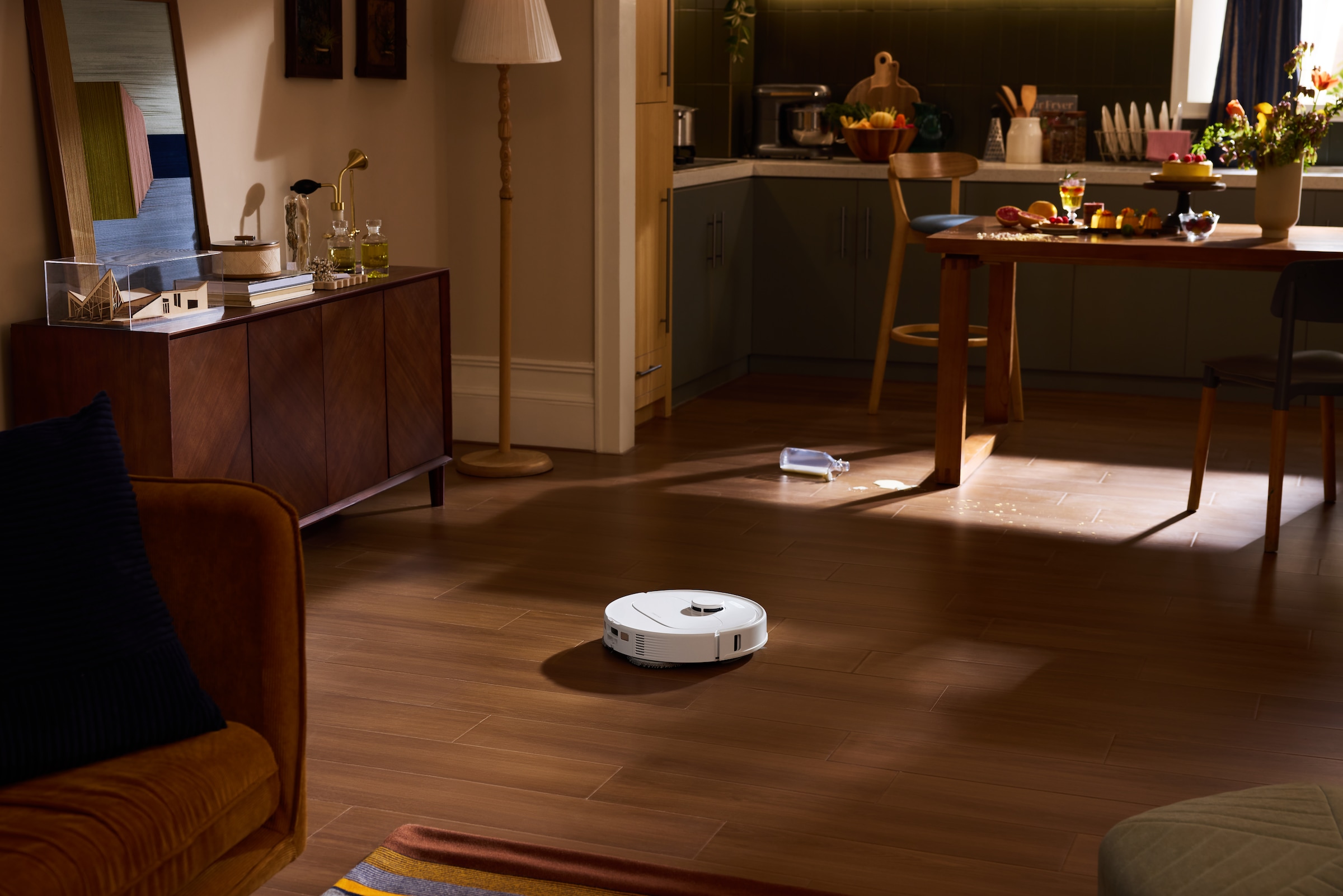 Roborock Saugroboter »Roborock QR 598 mit Wischfunktion  E11-Filter im Roboter« Moppreinigung mit 0,95 Rate, Trocknung mit kühler Luft