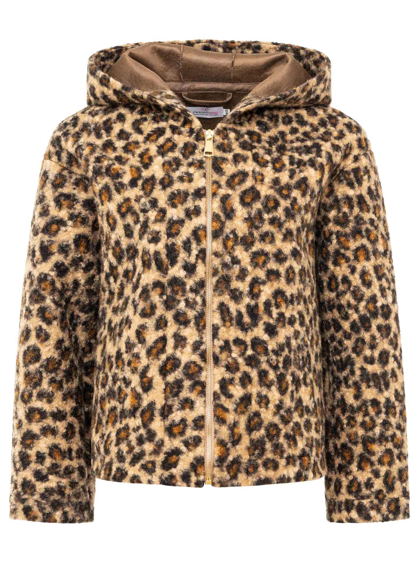 Zwillingsherz Kurzjacke »"Fur"«, Kapuze, Reißverschluss, Seitliche Taschen