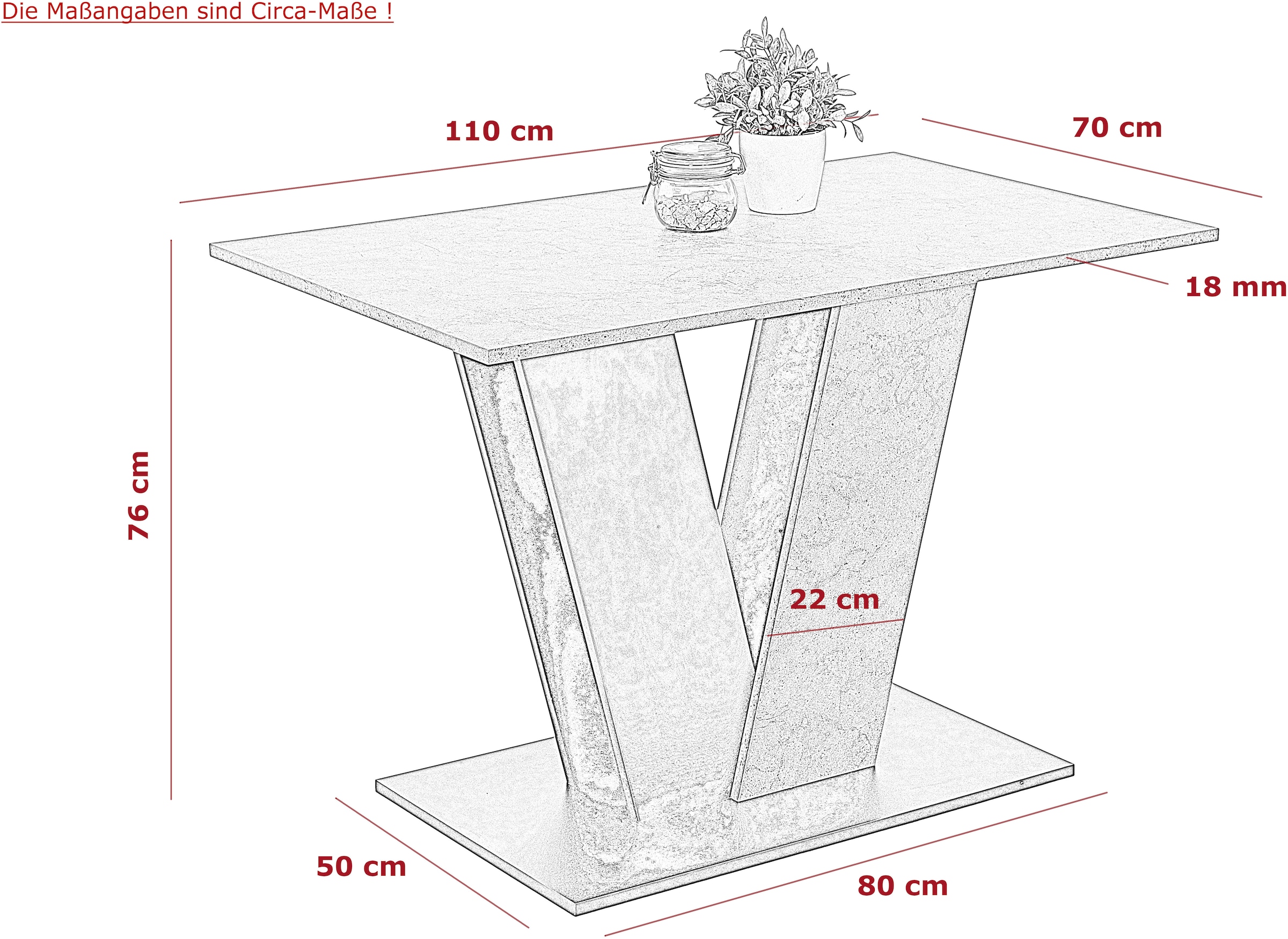 HELA Essgruppe »ELBE« Set, 5 tlg. tlg. Essgruppe, Säulentisch, 4-Fußstuhl 360° drehbar, Vintage Optik