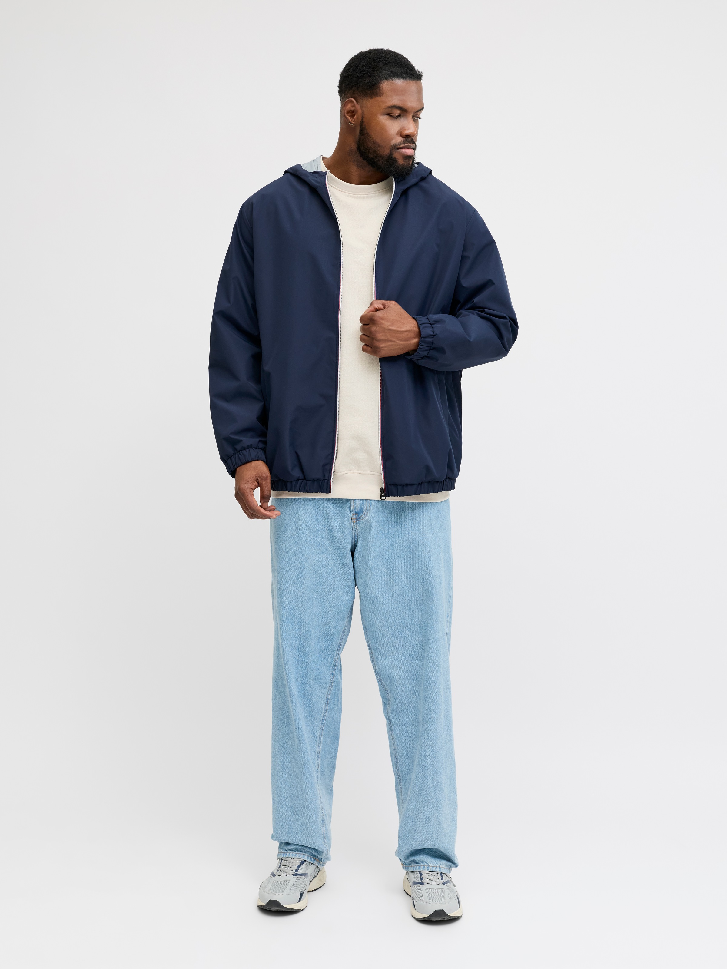 Jack & Jones PlusSize Blouson »JJJAKE LIGHT JACKET PLS« mit Kapuze