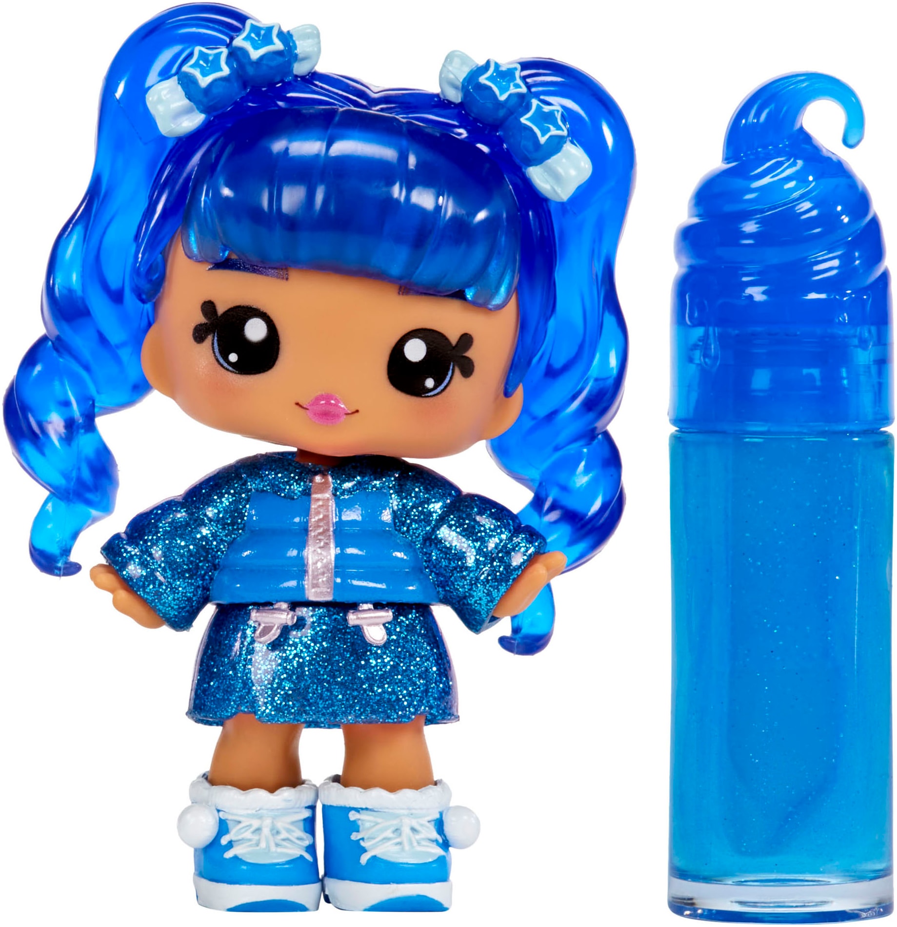 Minipuppe »Yummiland Lipgloss Doll - Rory Blueberry«, inklusive Schlüsselanhänger