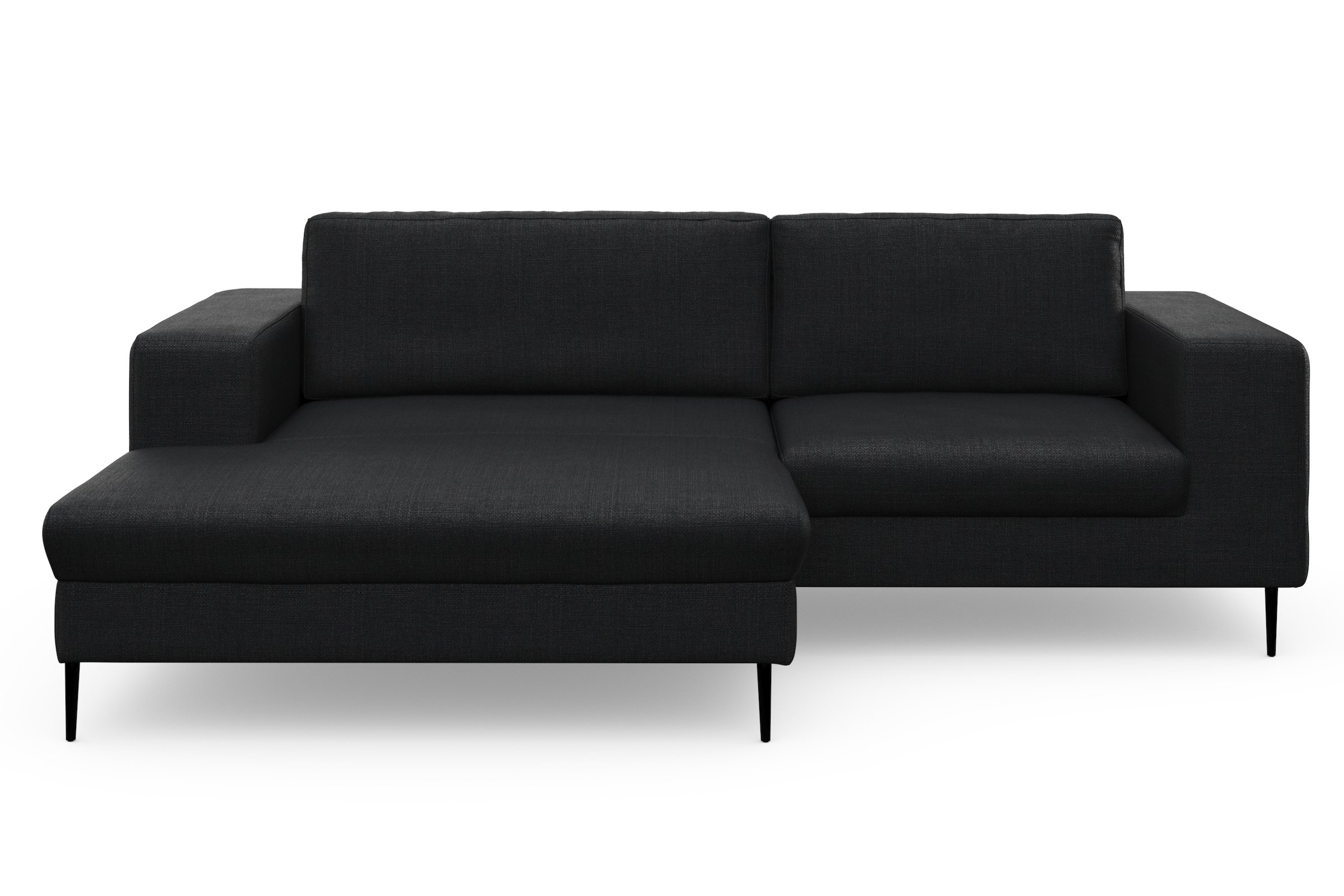 DOMO collection Ecksofa »Modica kompakt und elegant, Breite 244, L-Form«, moderne Optik mit extrabreiter Recamiere, auch in Cord