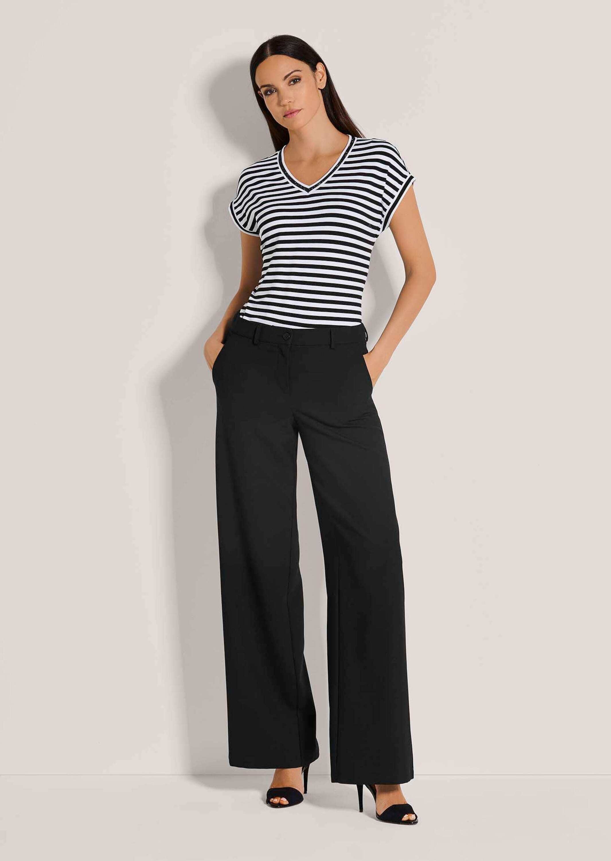 MADELEINE Bügelfaltenhose »Hose Weite Palazzo-Hose mit Bügelfalten«