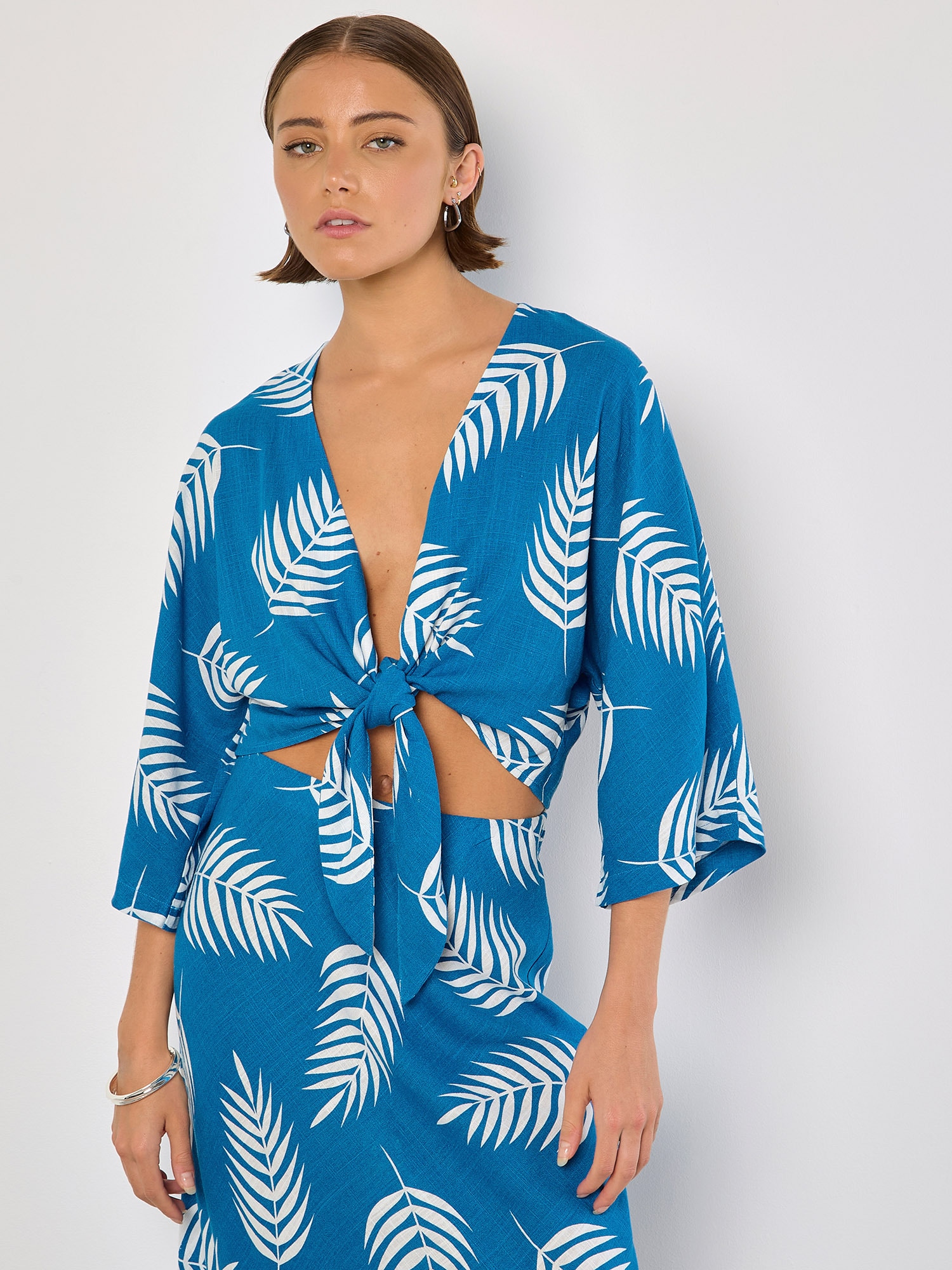 Apricot Klassische Bluse »Bluse« mit Knotenverschluss