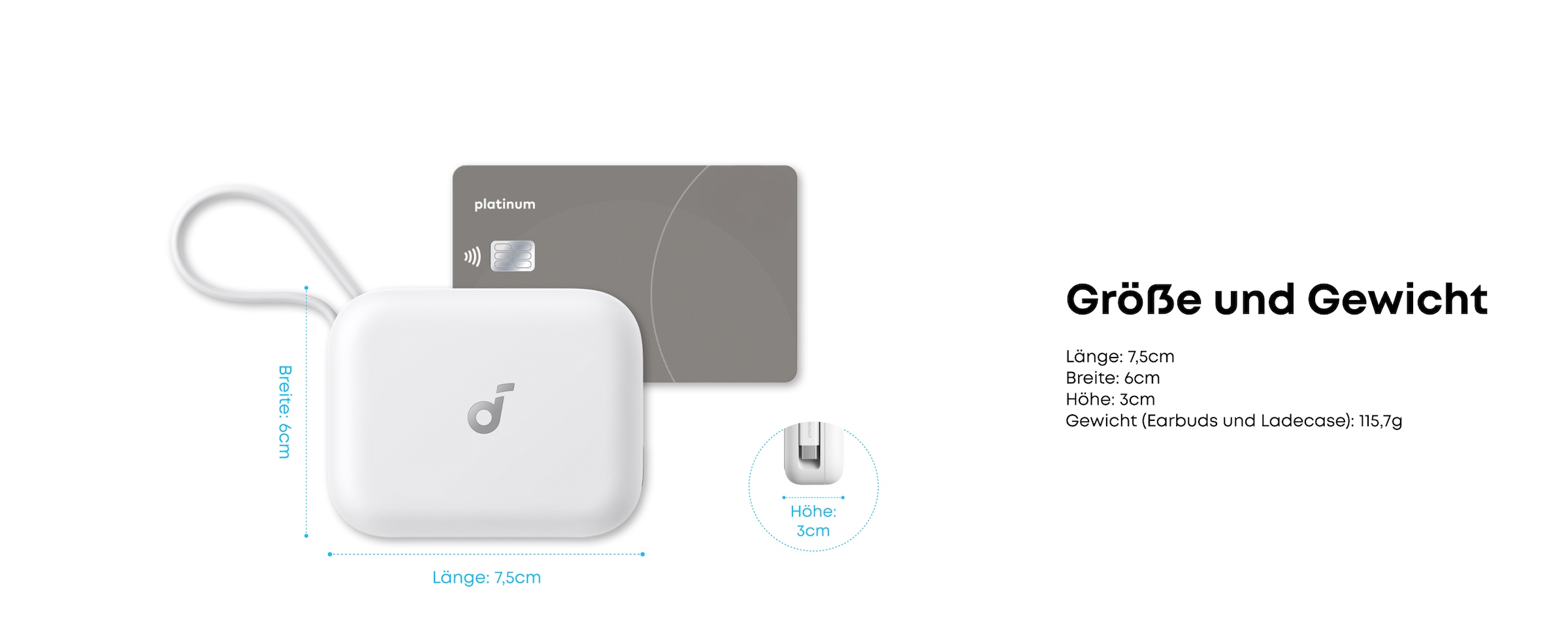 Anker wireless In-Ear-Kopfhörer »soundcore P41i« Bluetooth Active Noise Cancelling (ANC)