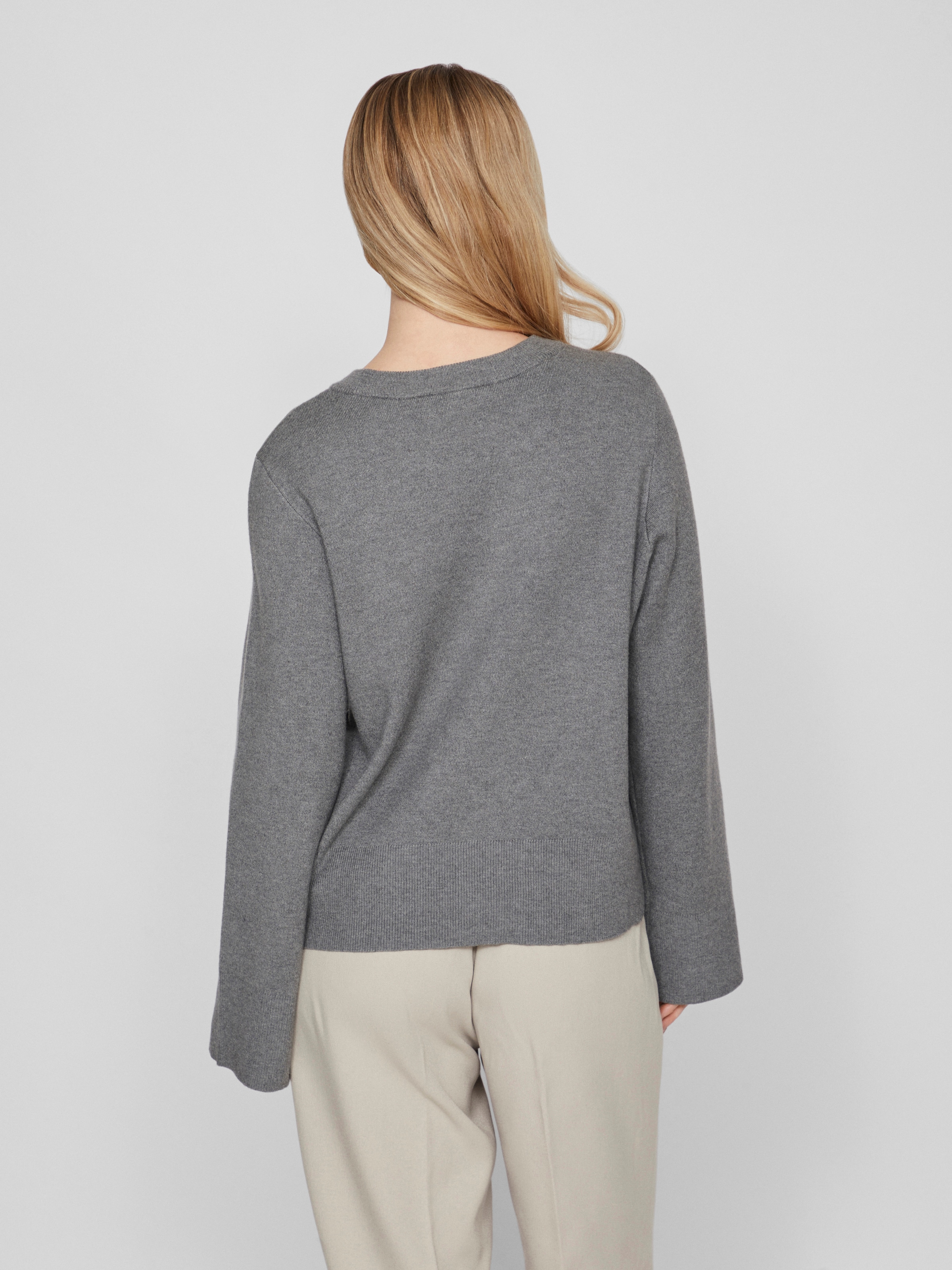 Vila Rundhalspullover »VICASSIE O-NECK L/S KNIT TOP - NOOS«