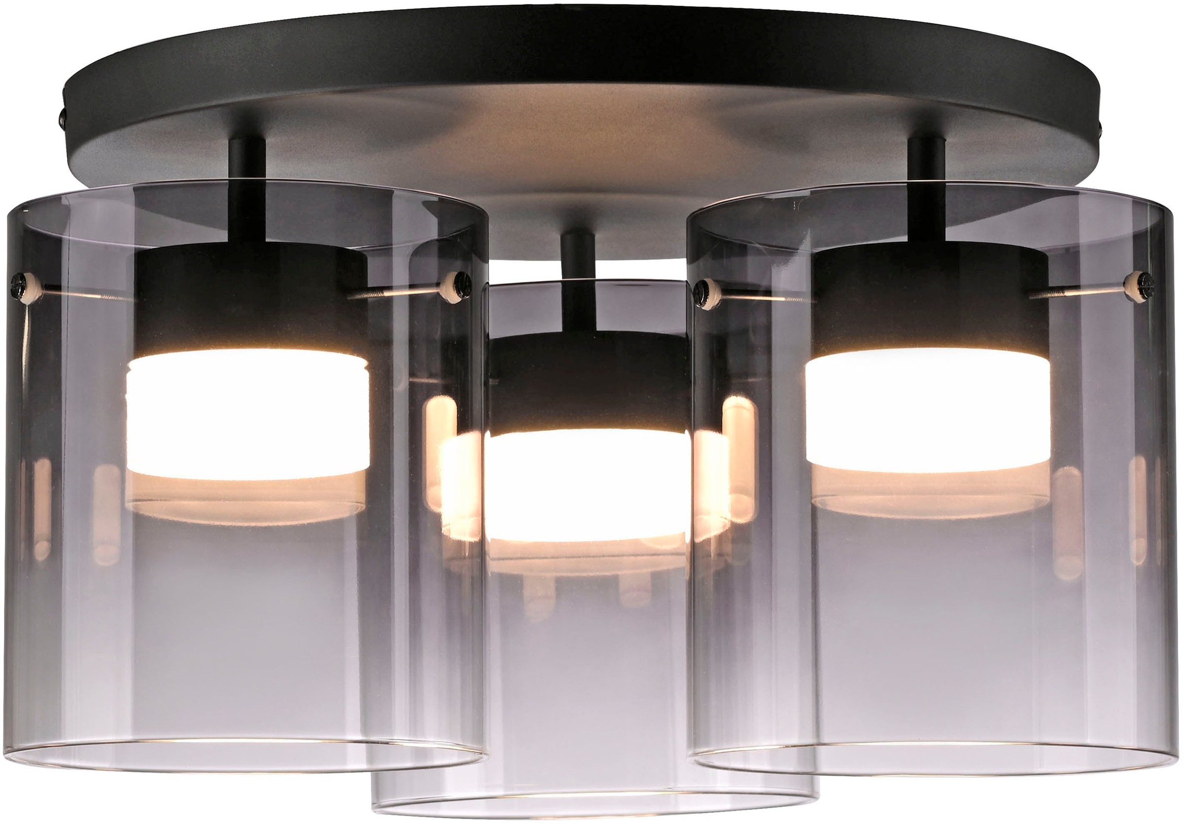 JUST LIGHT LED Deckenleuchte »ELIO« LED-Board 1 Stk. Warmweiß 3-Stufen Dimmer, Switchmo
