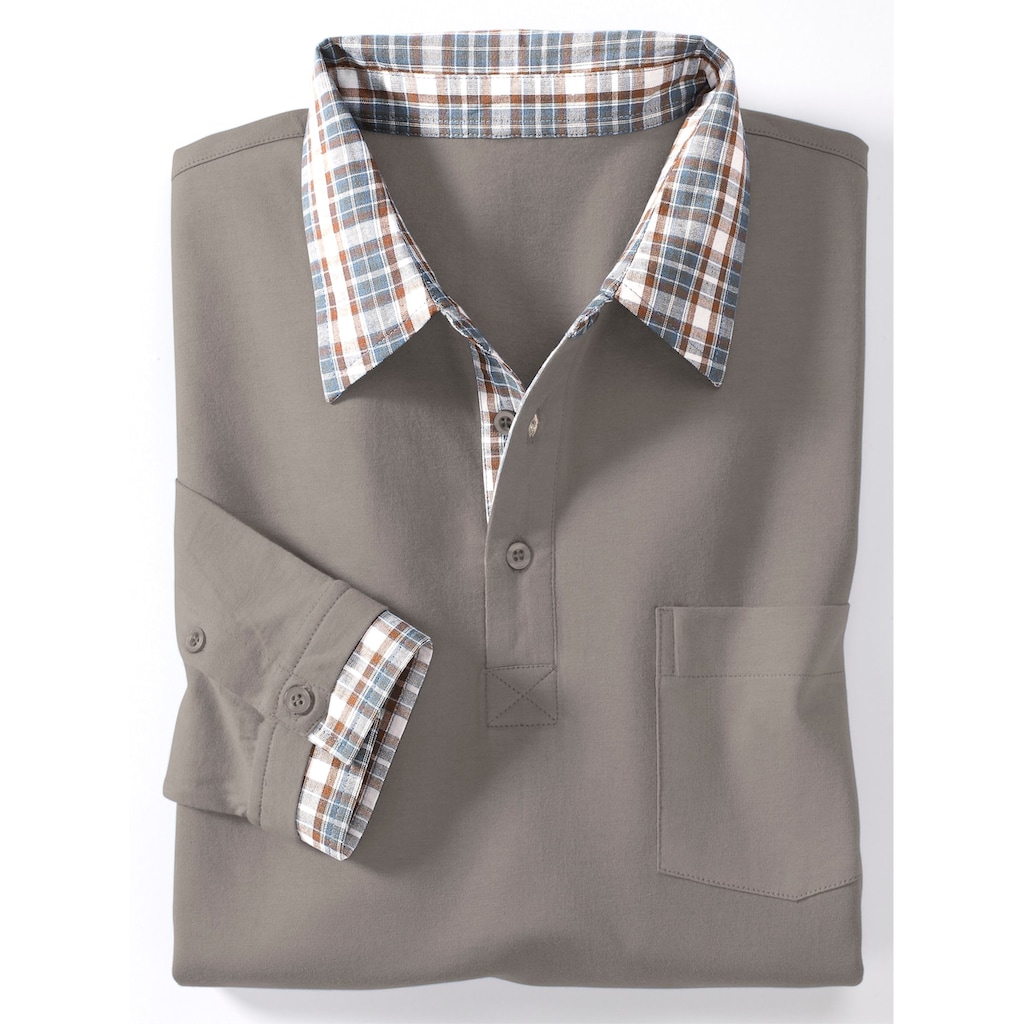 Classic Langarm-Poloshirt »Poloshirt«, (1 tlg.)