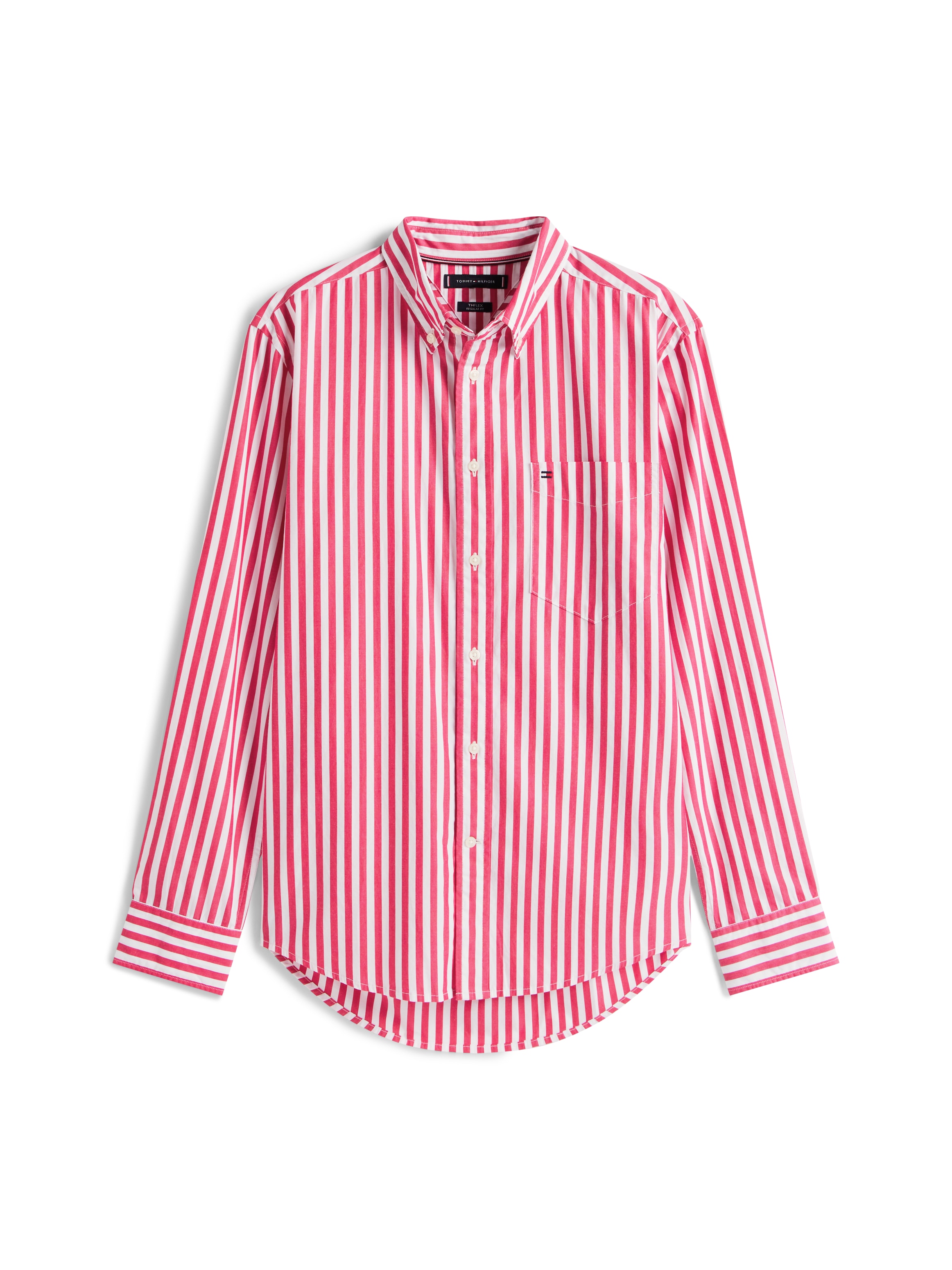 Tommy Hilfiger Langarmhemd »FLEX POPLIN BOLD STRIPE SHIRT«