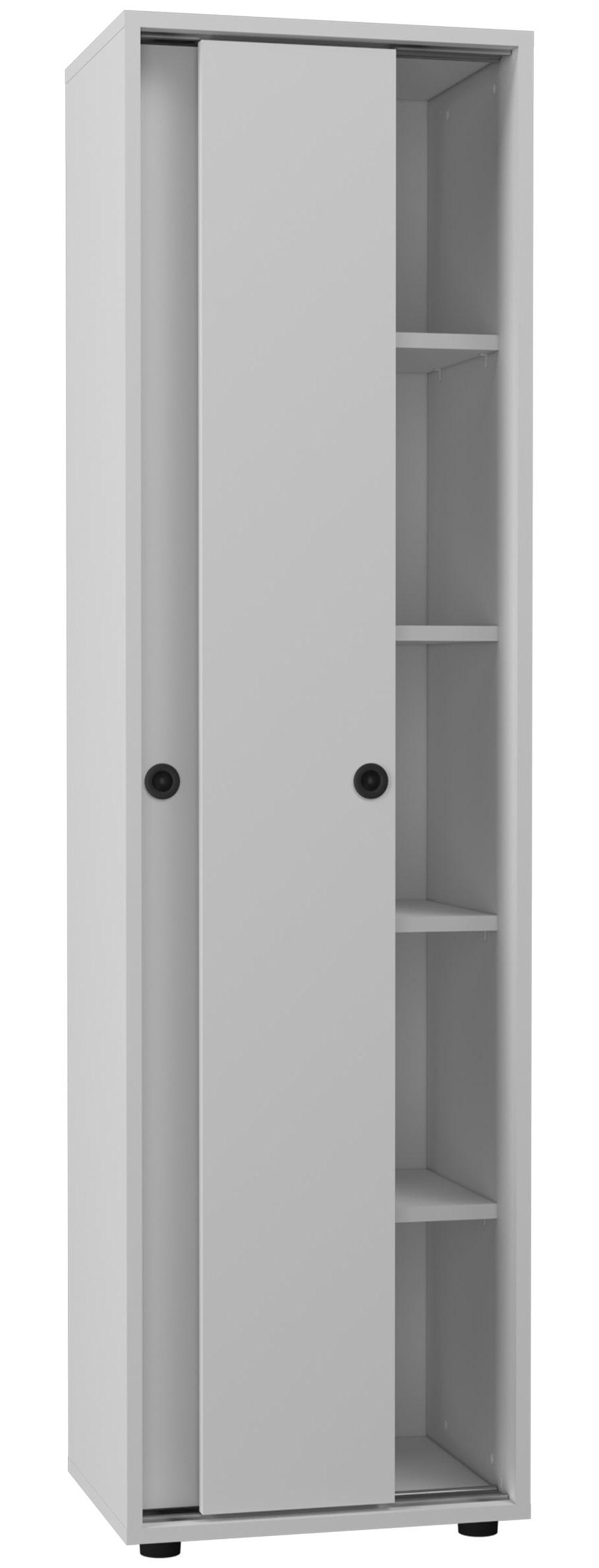 VCM Aktenschrank »VCM Büroschrank mit 5 Fächern | moderner Aktenschrank mit Schiebetüren | Maße ca. H. 168 x B. 49 x T. 38 cm ¿ Ulas 5-Fach« 1 Stk. tlg.