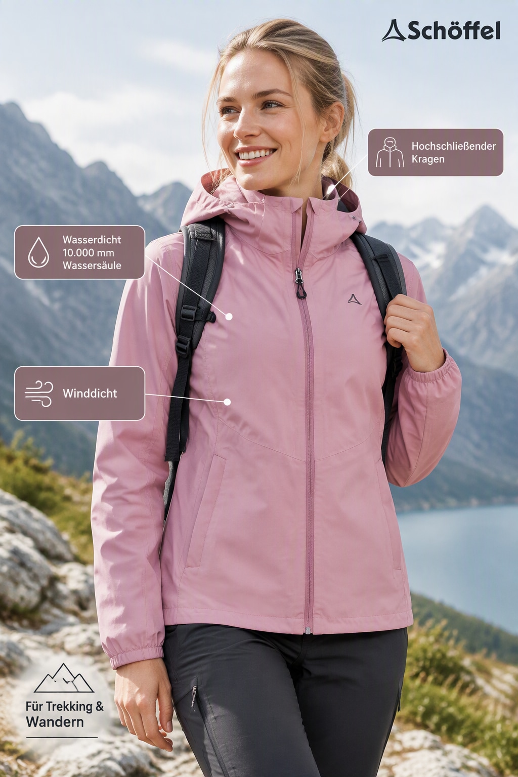 Schöffel Regenjacke »Jacket Style Migandi WMS« mit Kapuze