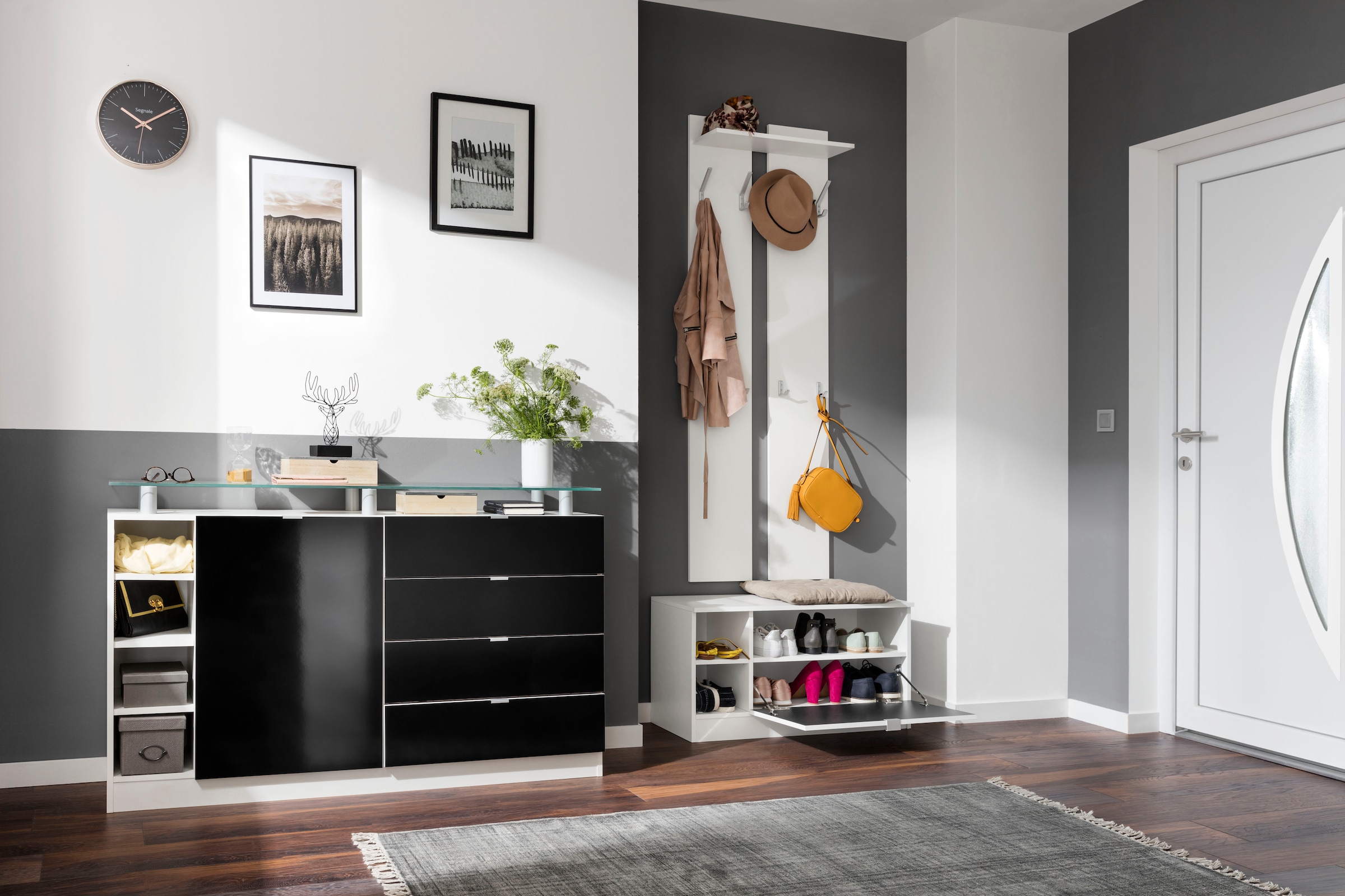 borchardt Möbel Garderobenpaneel »Finn«, mit 8 Haken online kaufen | Garderobenpaneele