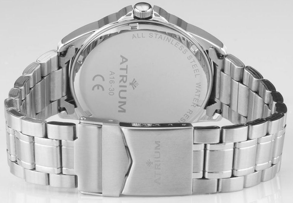 Atrium Quarzuhr, Armbanduhr, Herrenuhr,Damenuhr,Edelstahlarmband, bis 10bar wasserdicht