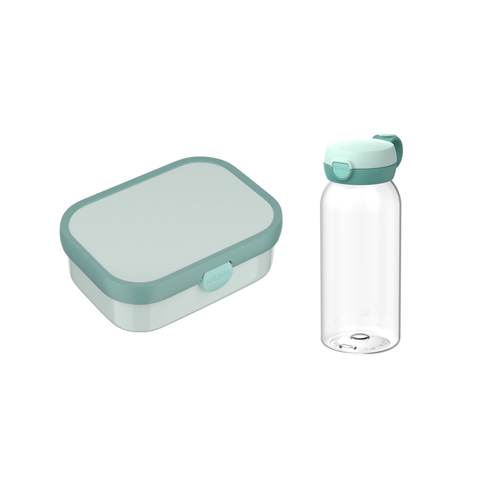 Mepal Lunchbox »Lunchset (Flasche mit Klappdeckel) Campus 600 ml + 750 ml 2er Set« Spülmaschinengeeignet