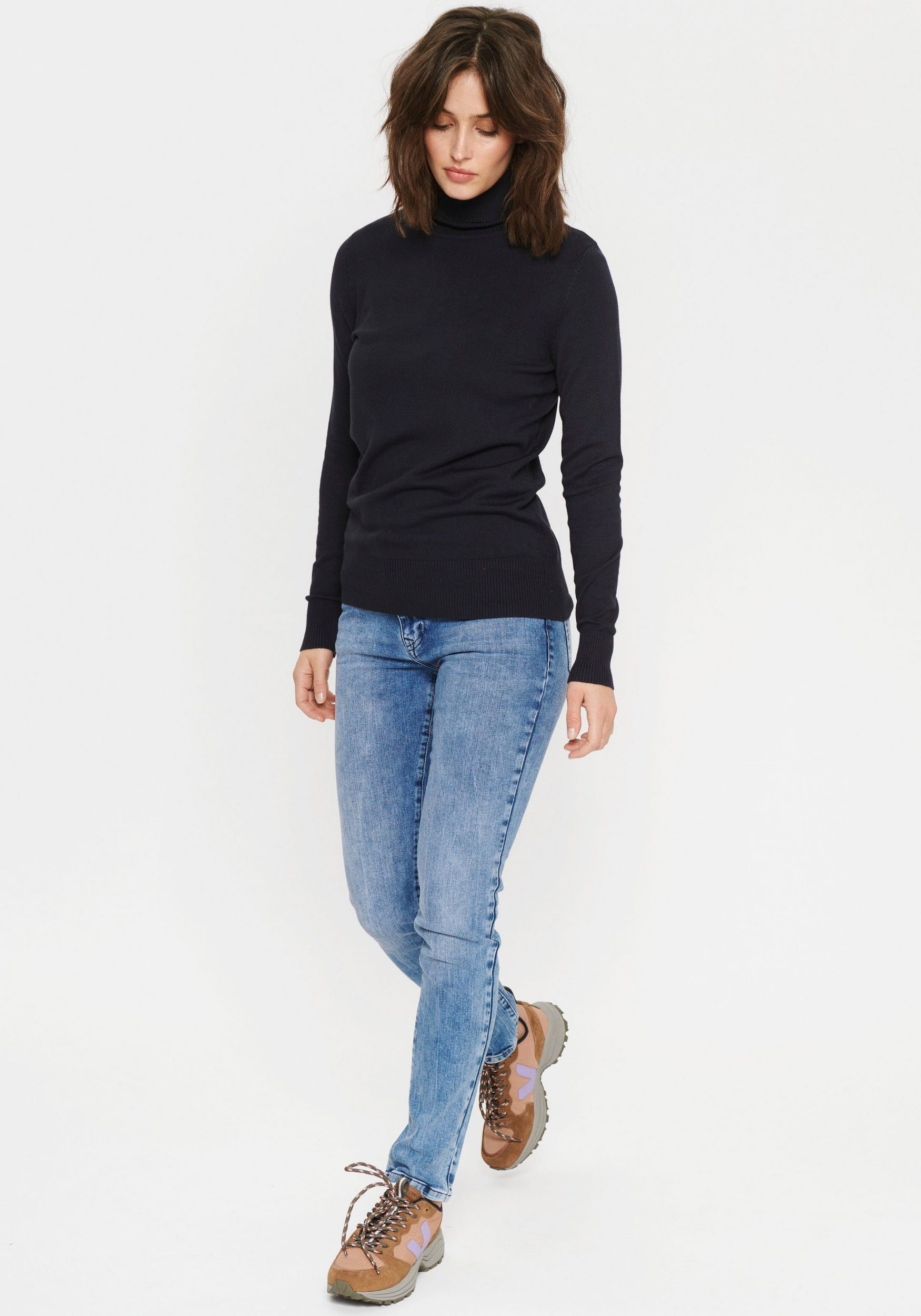 Saint Tropez Rollkragenpullover »J2046, MilaSZ Rollneck«