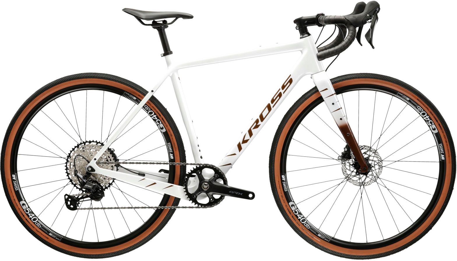 Kross Gravelbike »Esker 7.0« 12 Gang Kettenschaltung in weiß, Größe 28 Zoll (71,12 cm) hinten: 28 Zoll (71,12 cm)