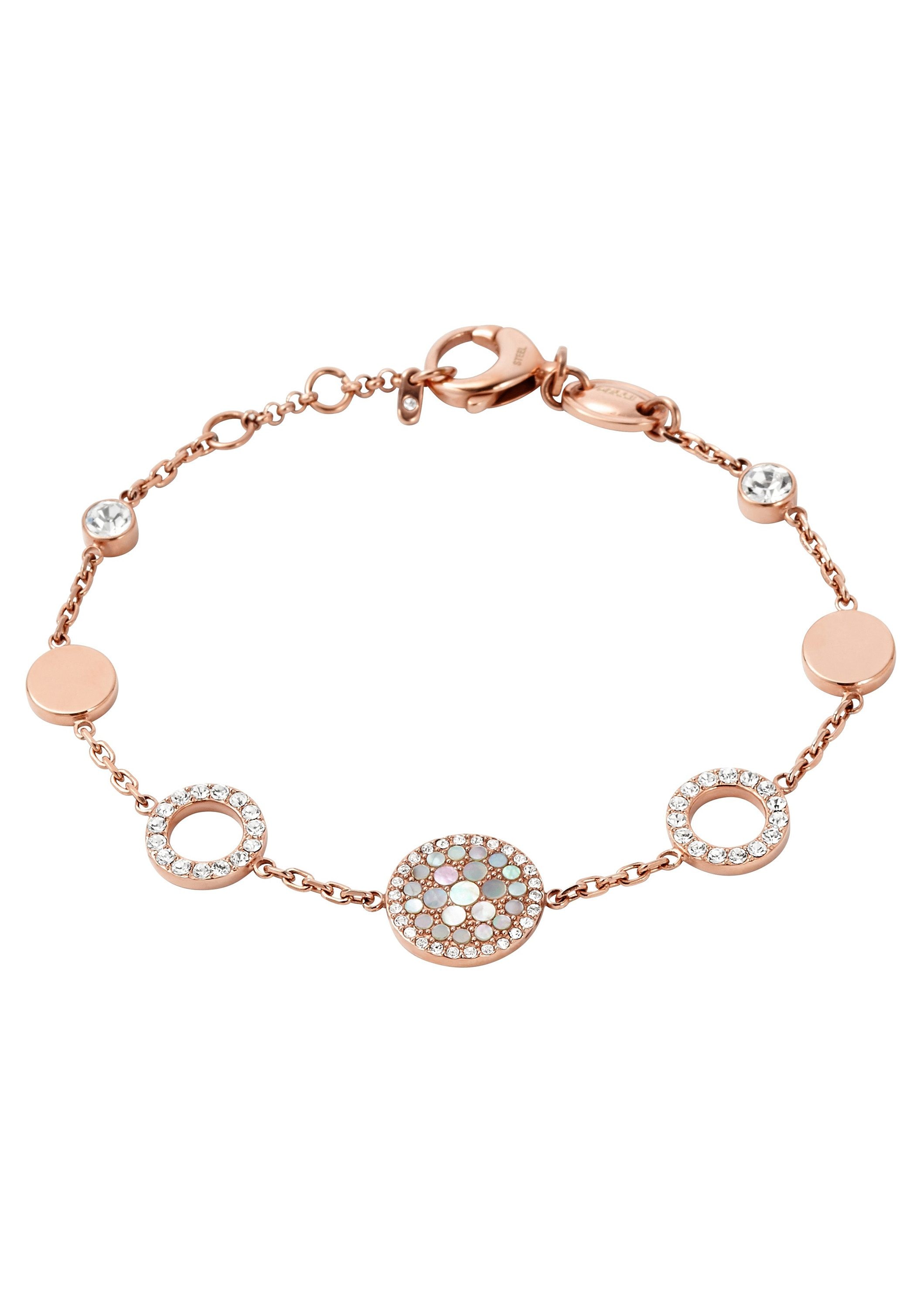 Armband »Pearl Disc Station, JF01739791«, mit Glasstein, mit Perlmutt