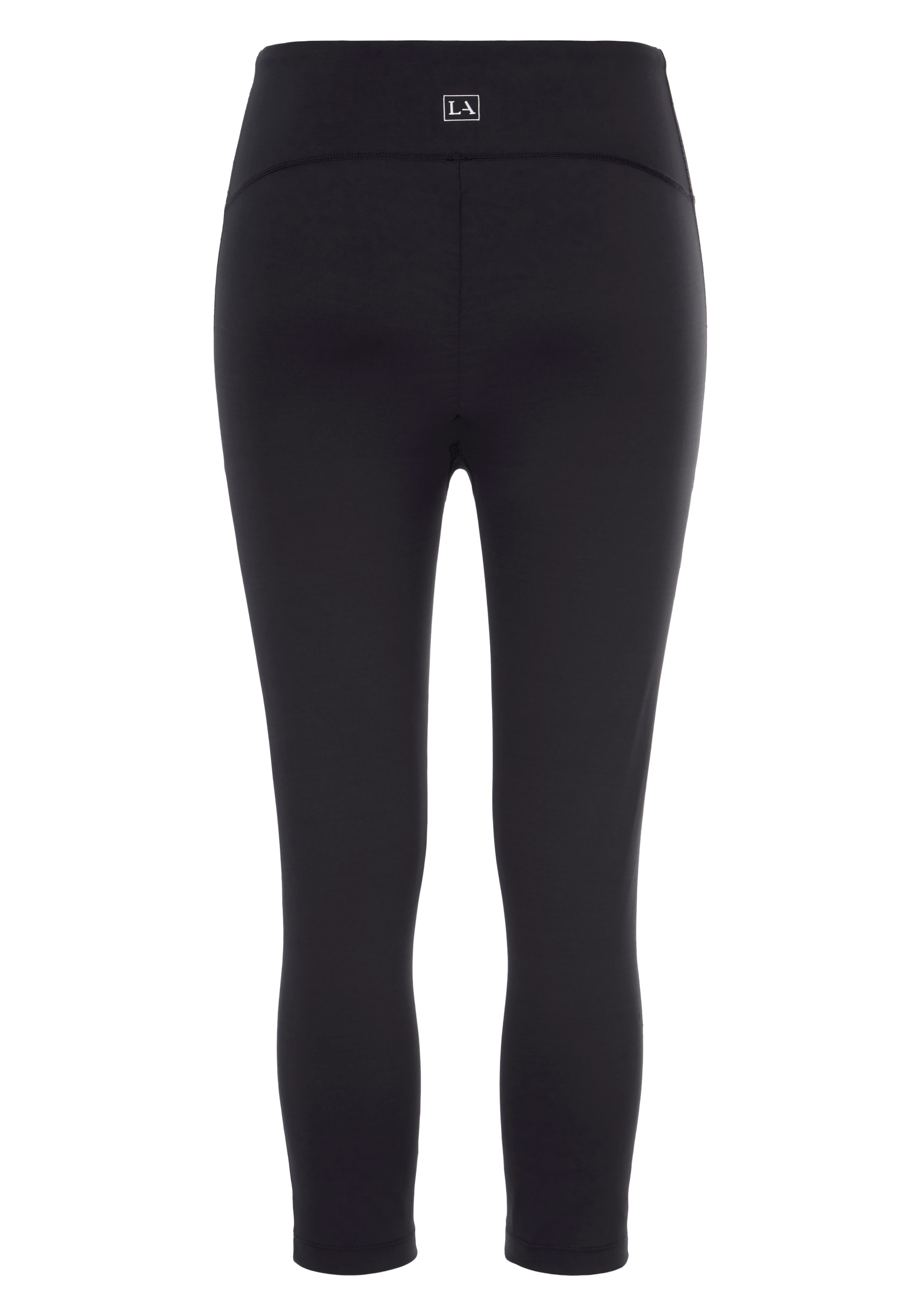 LASCANA ACTIVE Caprileggings »-Sport Capri«, mit kleiner Raffung, Loungewear