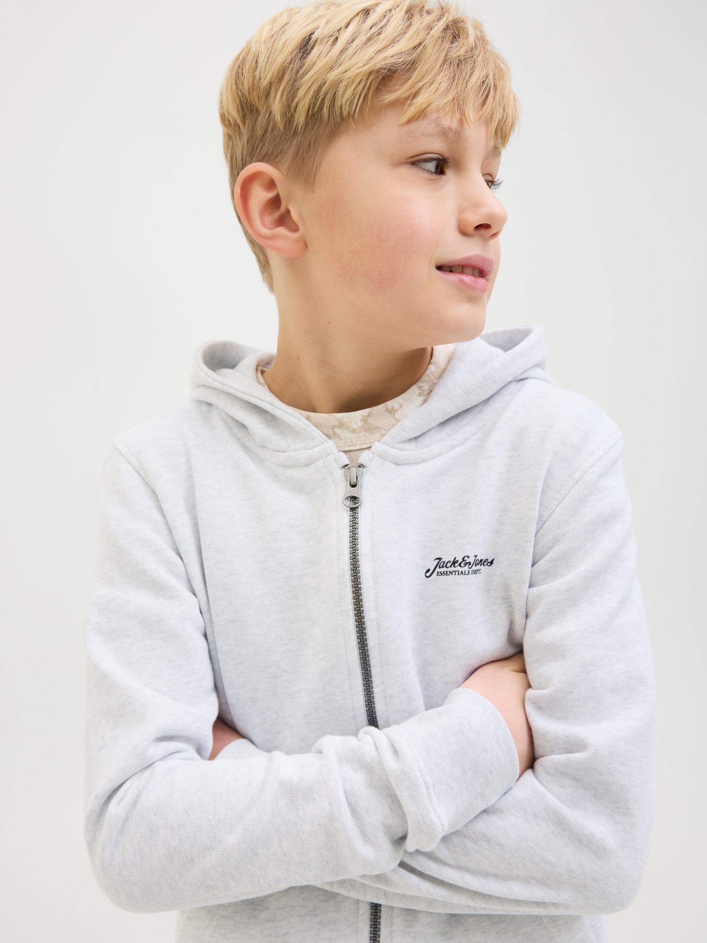 Jack & Jones Junior Kapuzensweatshirt »JJBEAU SWEAT ZIP HOOD JNR«