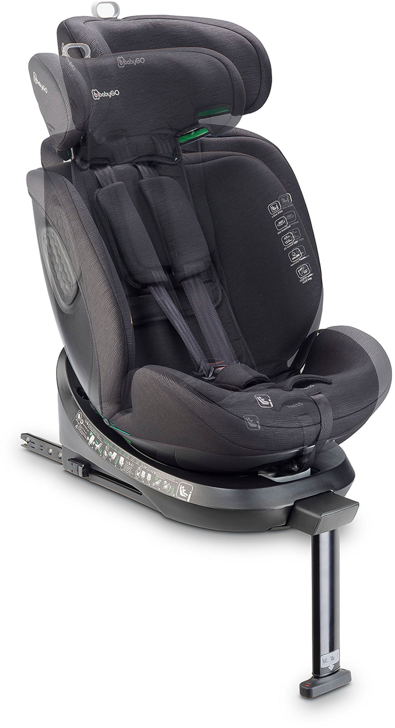 BabyGo Autokindersitz »Move 360 I Size« für Körpergröße von 40-150 cm