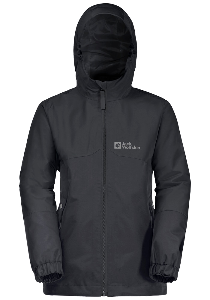 Jack Wolfskin 3-in-1-Funktionsjacke »ICELAND 3IN1 JACKET B«, (2 teilig), mit Kapuze