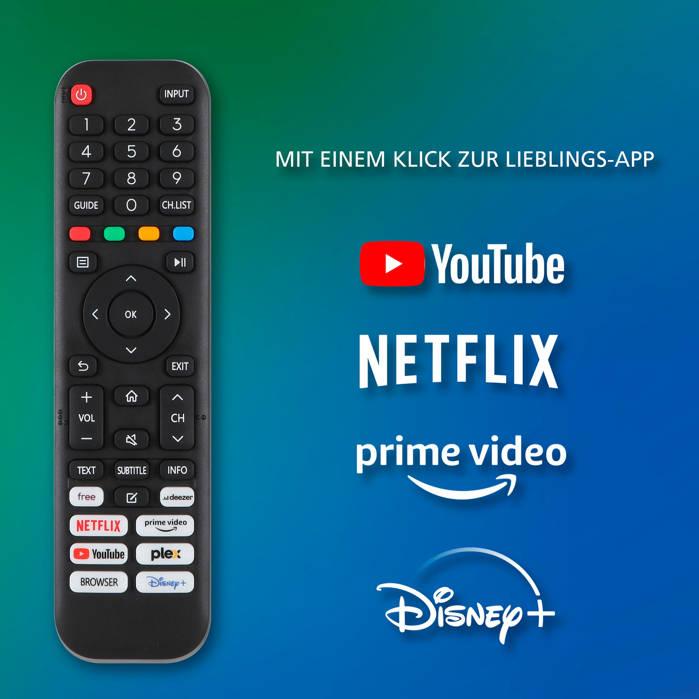 JVC LCD-LED Fernseher »LT-43VD3555«, 4K Ultra HD, Smart-TV