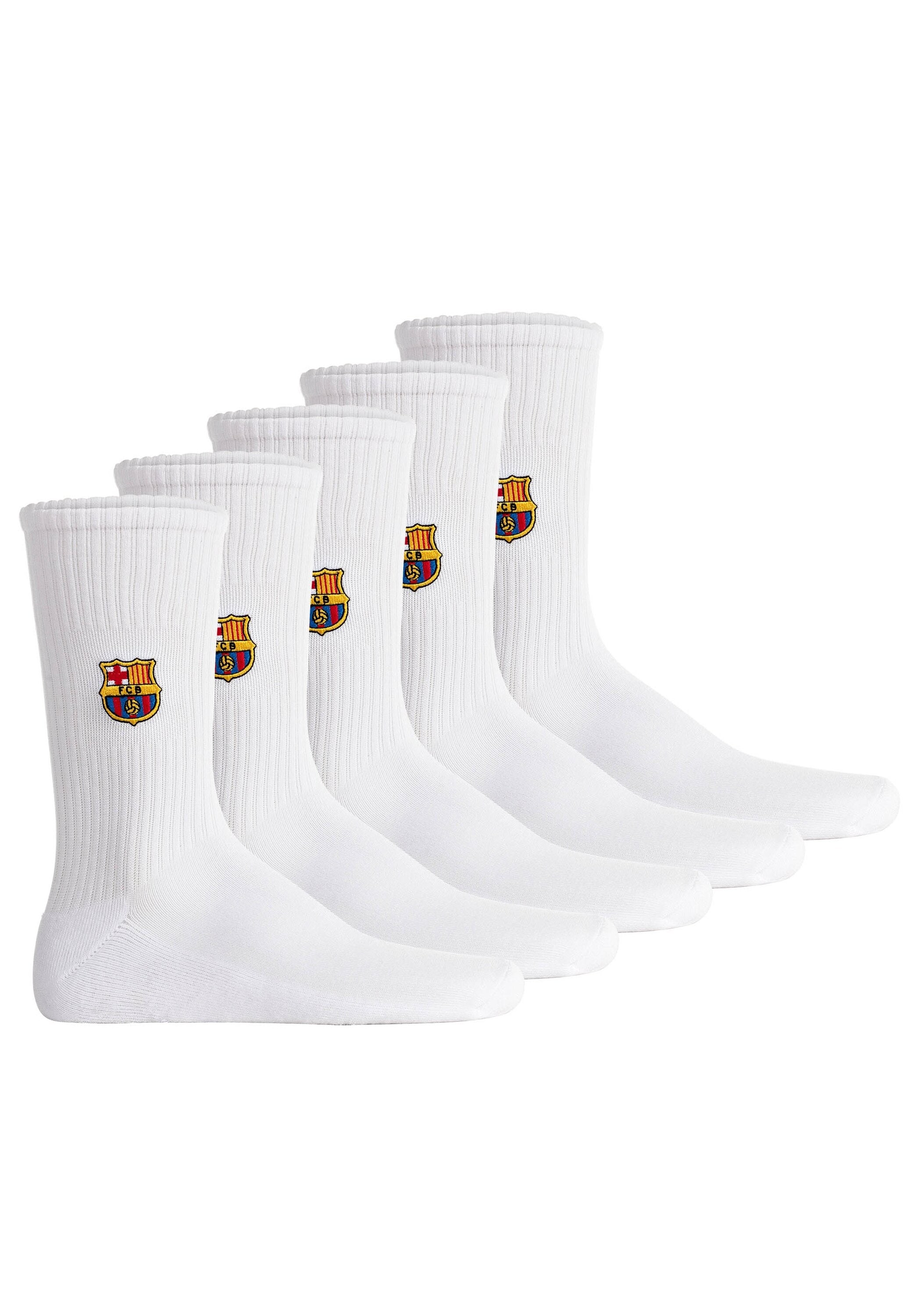 FC Barcelona Kurzsocken »Socken FCB Crew Socks 5-Pack Embroidery 5er Pack« 5 Paar tlg.