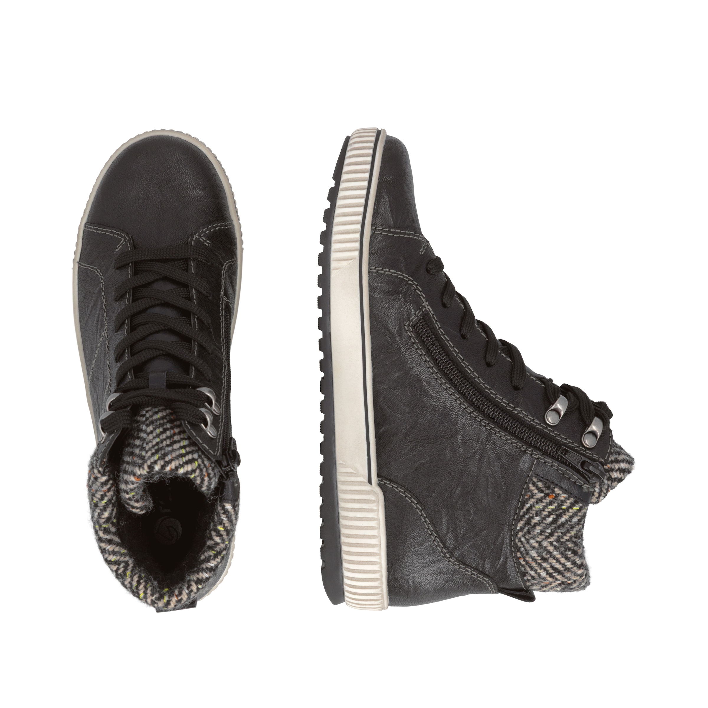 Remonte Winterboots  Schnürboots mit wasserabweisender TEX-Membrane, Used-Optik