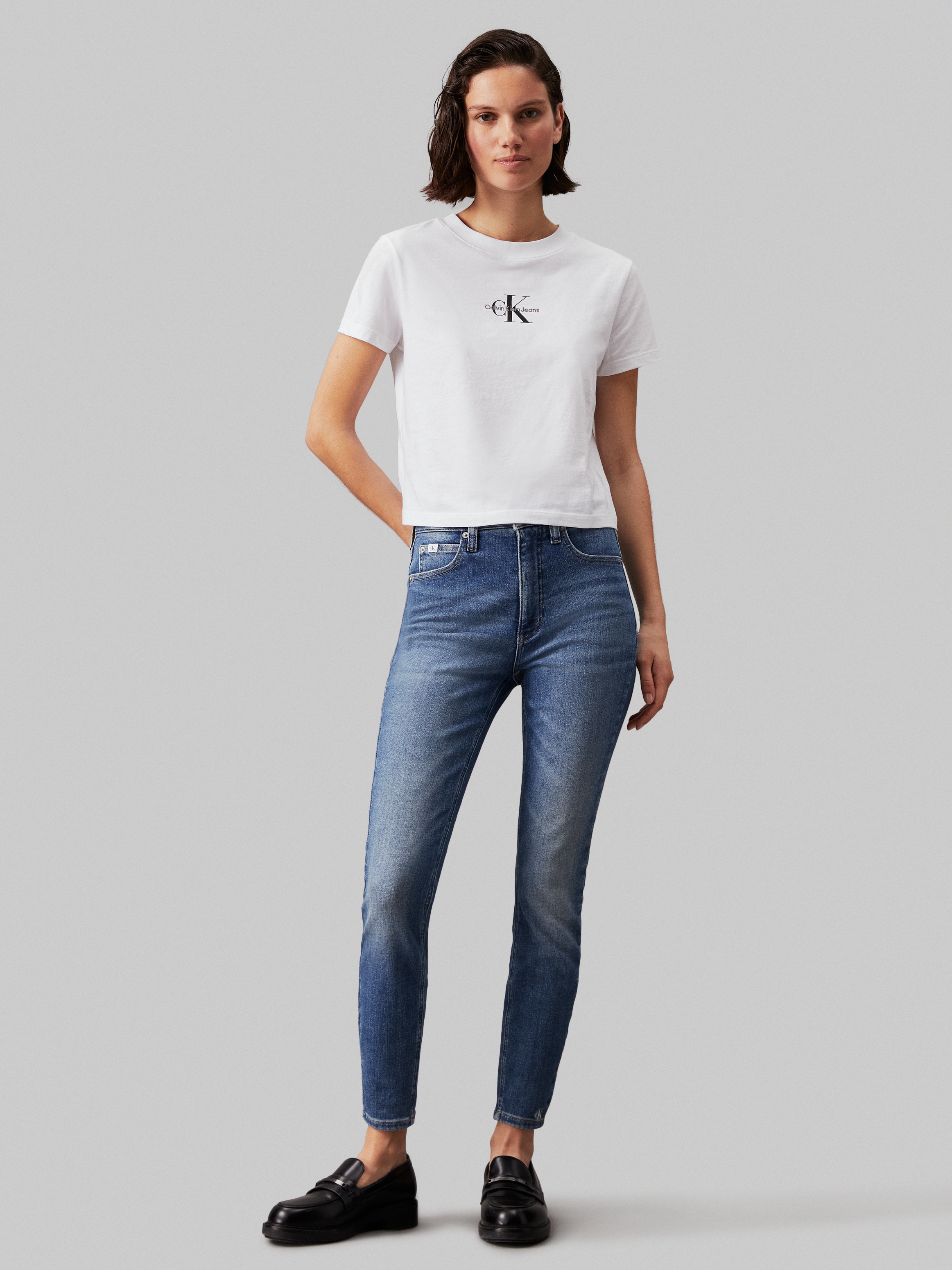 Calvin Klein Jeans Skinny-fit-Jeans »HIGH RISE SUPER SKINNY ANKLE«, im 5-Pocket-Style